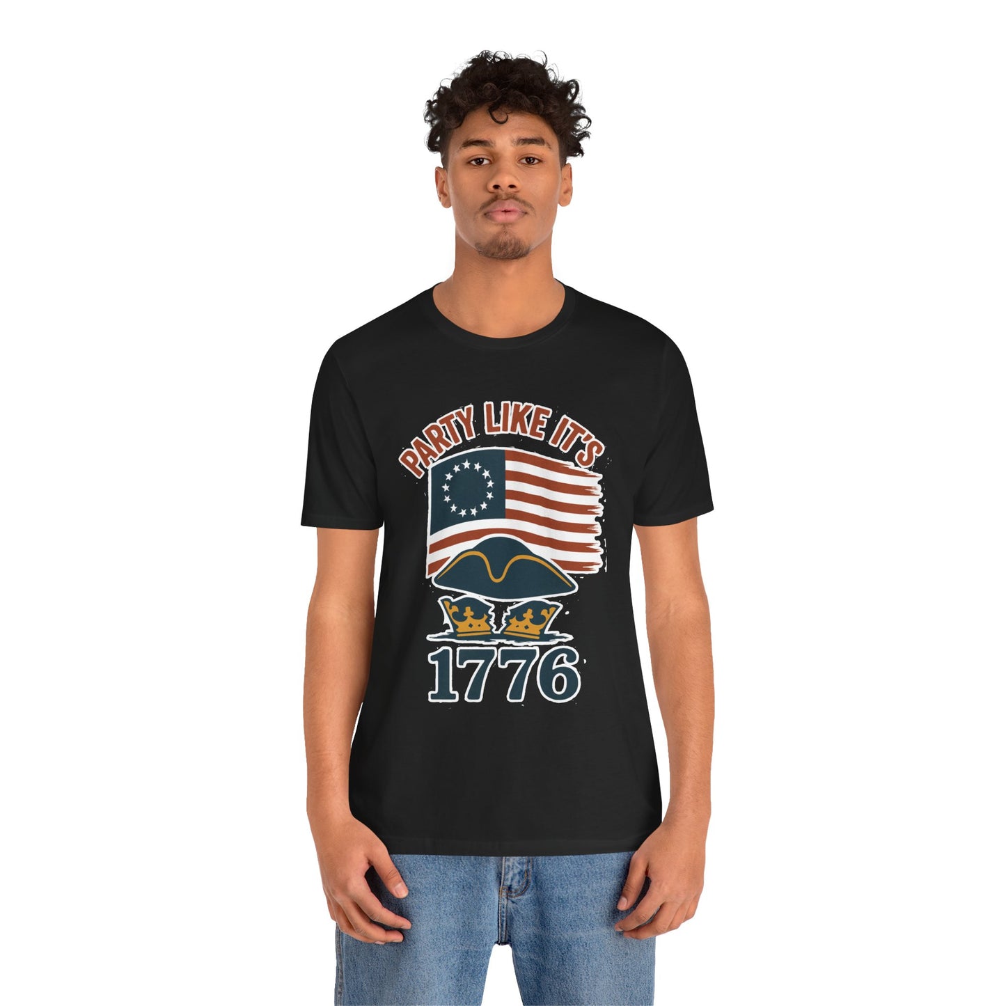 Party Like It’s 1776 T-Shirt – Revolutionary Spirit USA Tee - WhimSpin - https://whimspin.com