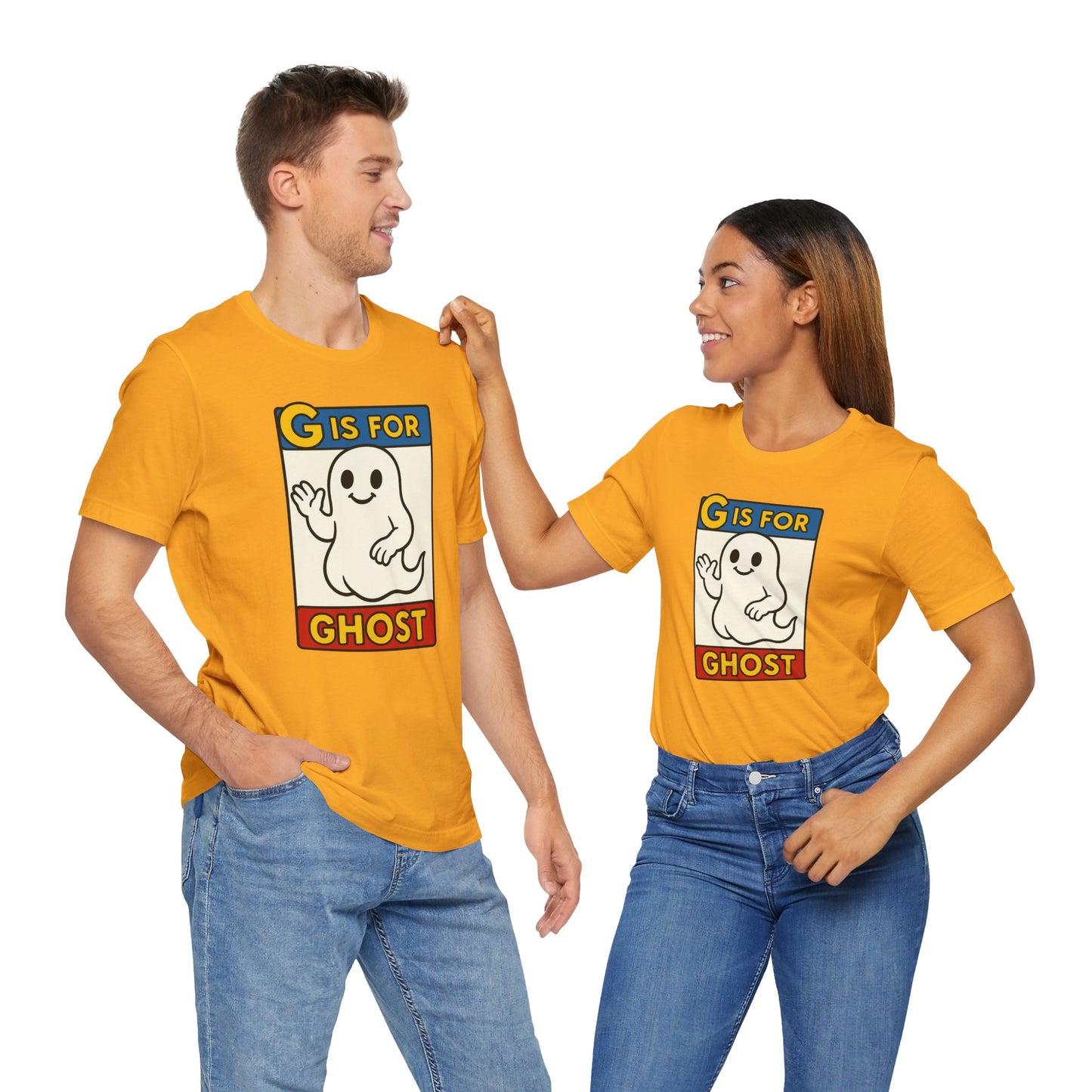 G Is for Ghost Shirt – Funny Monster Alphabet Halloween Tee