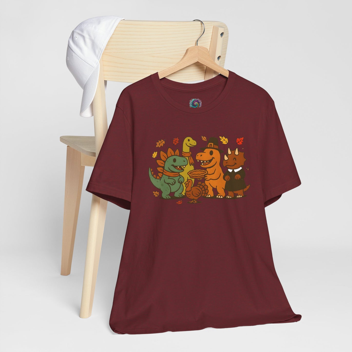 Thanksgiving Dinosaur T-Shirt – Funny Dino Thanksgiving Tee