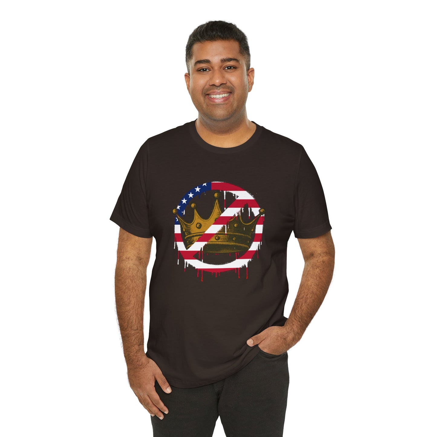 No Kings Protest T-Shirt – Anti-Authoritarian Democracy Graphic Tee