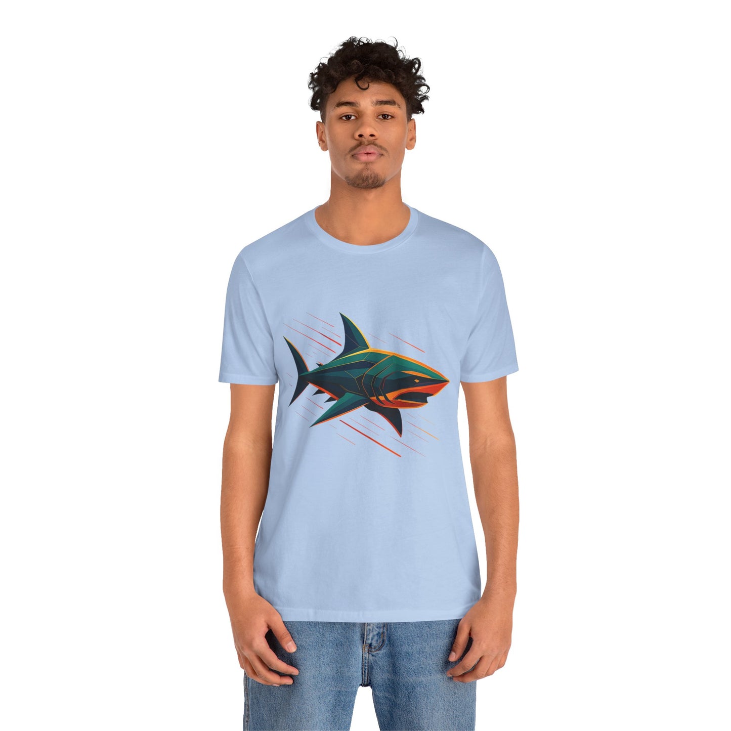 Electric Apex Shark T-Shirt – Bold Ocean Graphic Tee - WhimSpin - https://whimspin.com