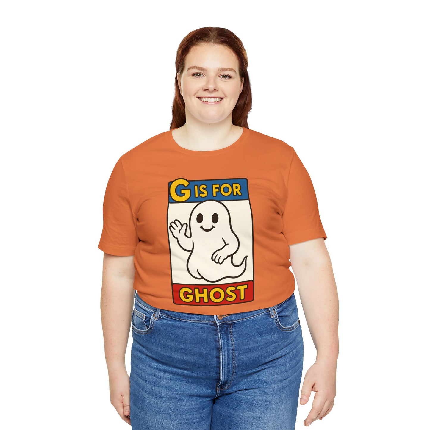 G Is for Ghost Shirt – Funny Monster Alphabet Halloween Tee