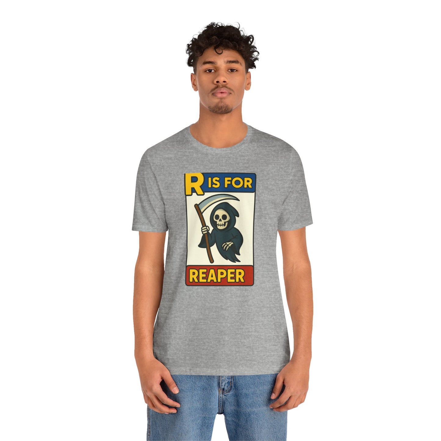 R Is for Reaper T-Shirt – Cute Grim Reaper Shirt from the Monster Alphabet Series