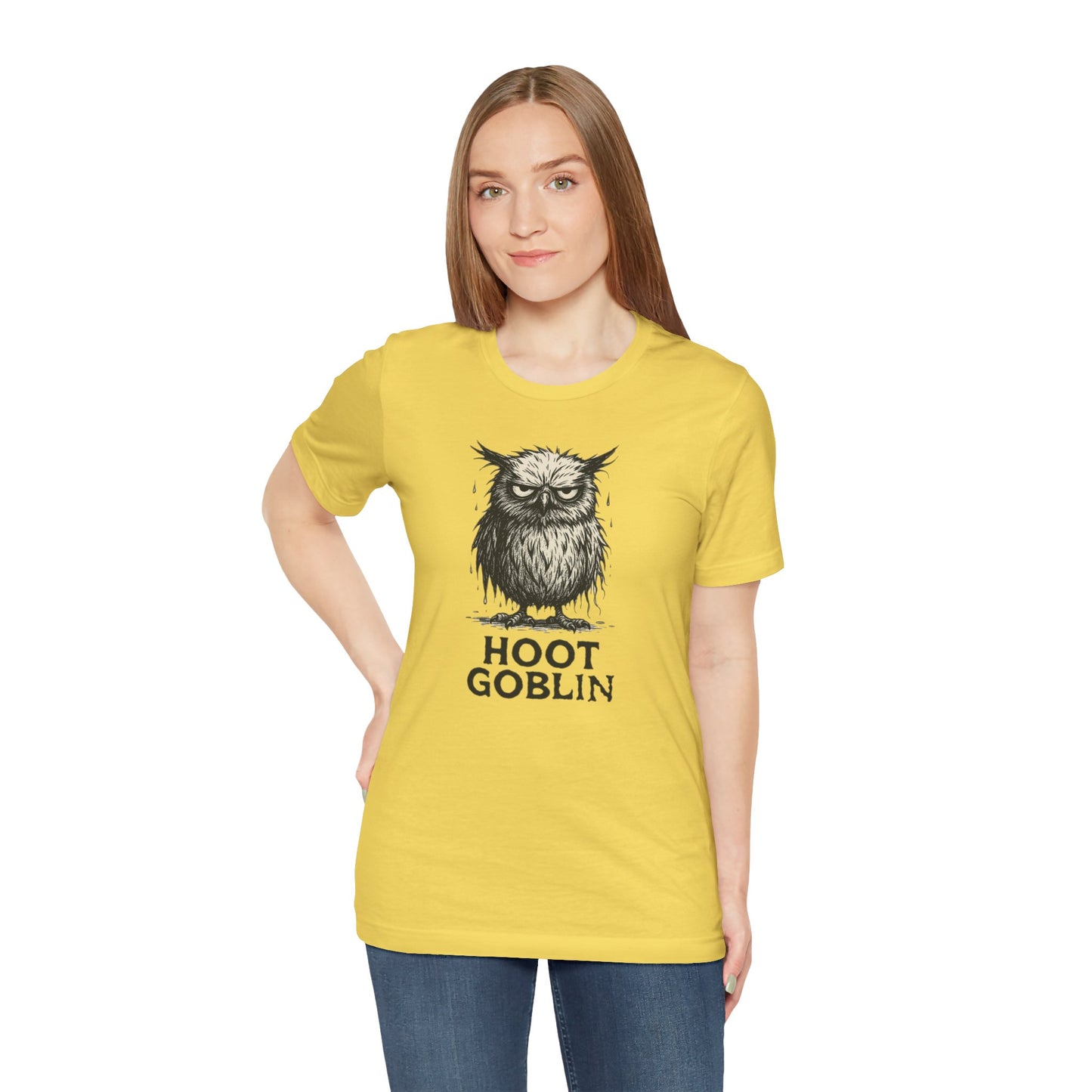 Hoot Goblin T-Shirt – Funny Owl Tee for Night Owls & Mischief Makers