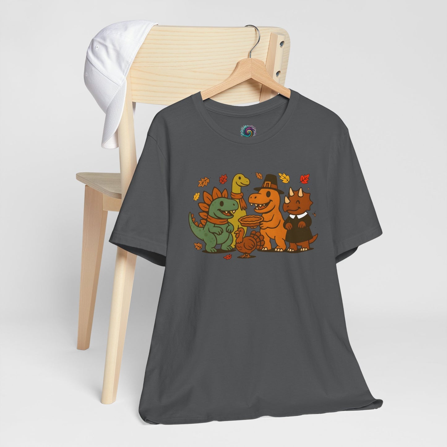 Thanksgiving Dinosaur T-Shirt – Funny Dino Thanksgiving Tee