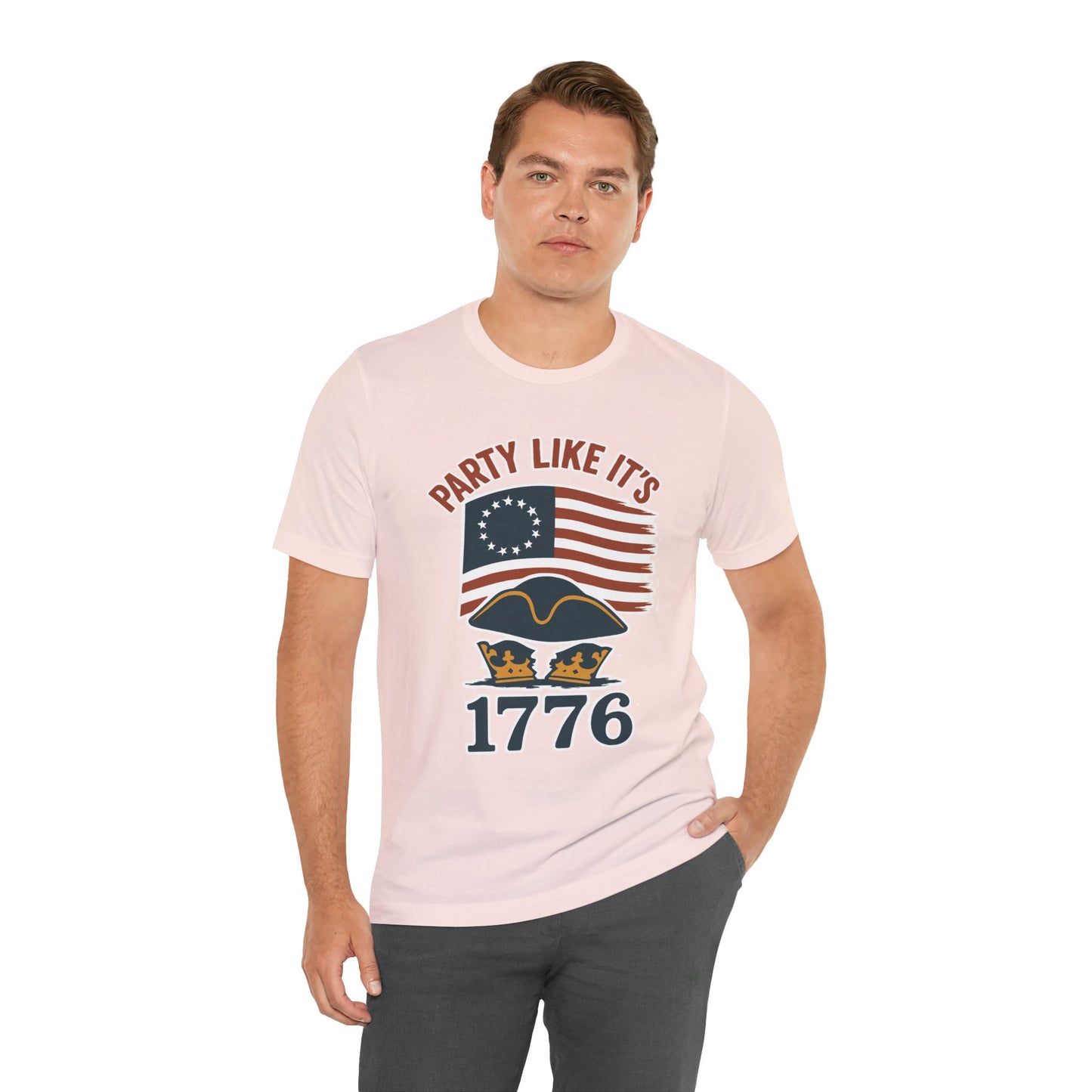 Party Like It’s 1776 T-Shirt – Revolutionary Spirit USA Tee - WhimSpin - https://whimspin.com