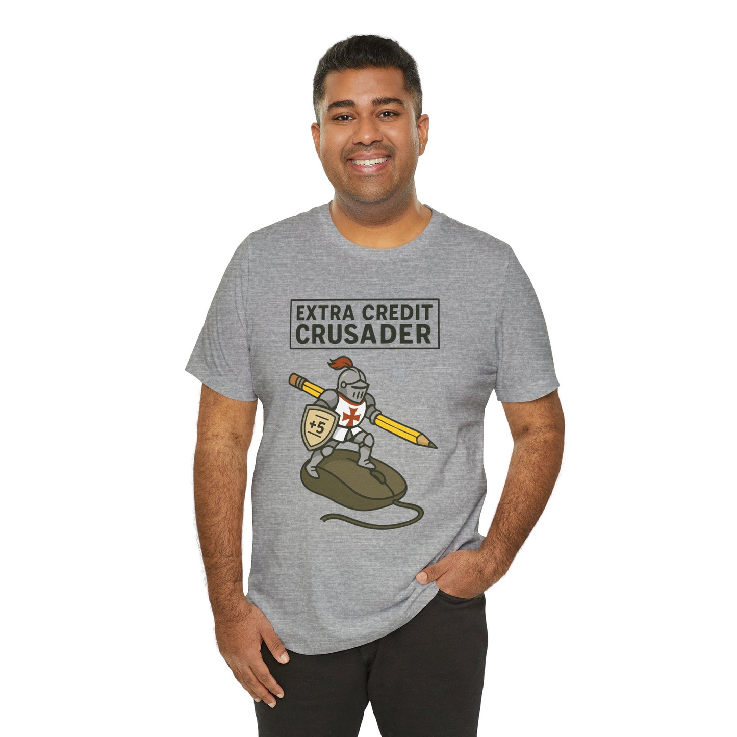 Extra Credit Crusader T-Shirt – Funny Back-to-School Teacher Tee