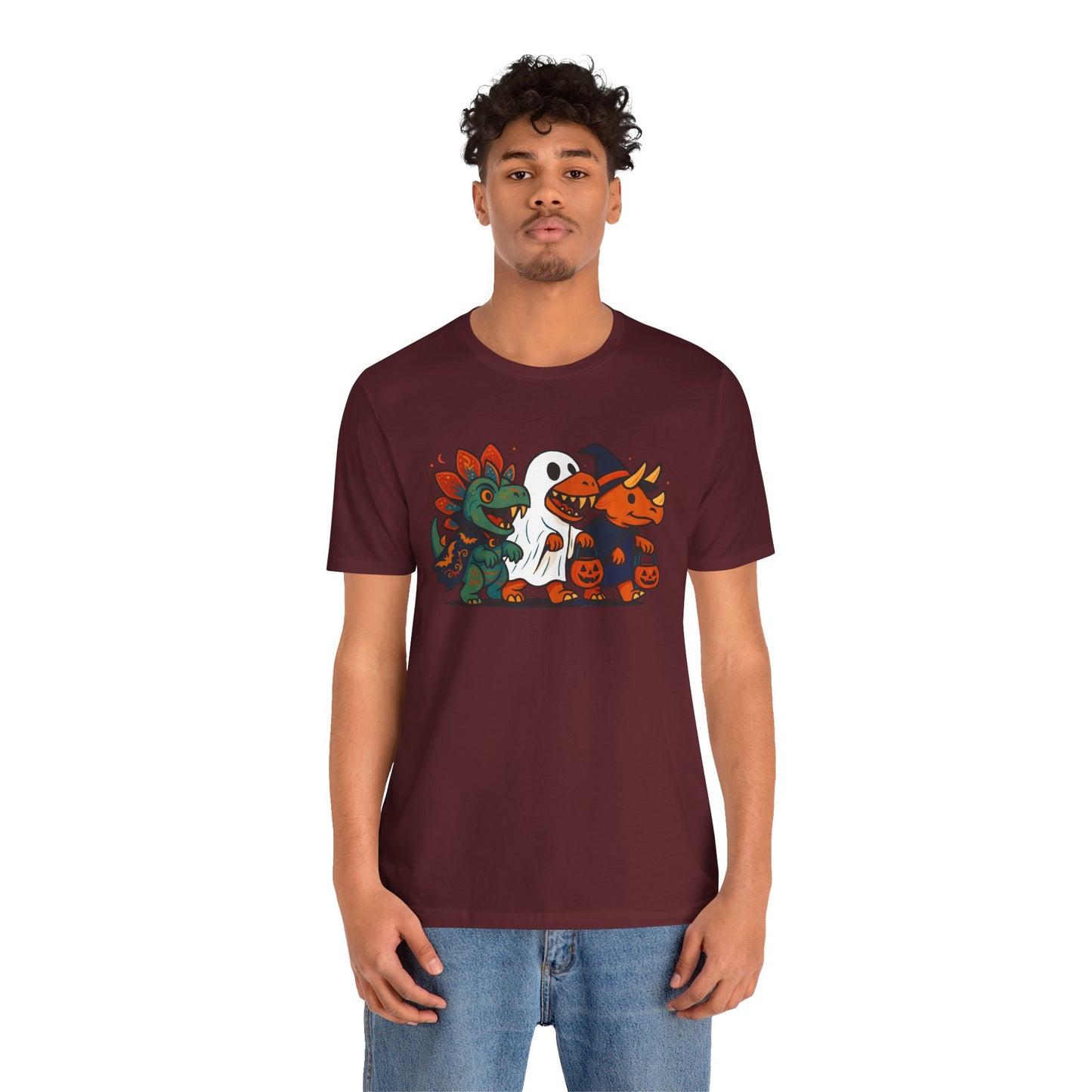 Halloween Dino Squad T-Shirt – Funny Trick-or-Treat Dinosaur Tee