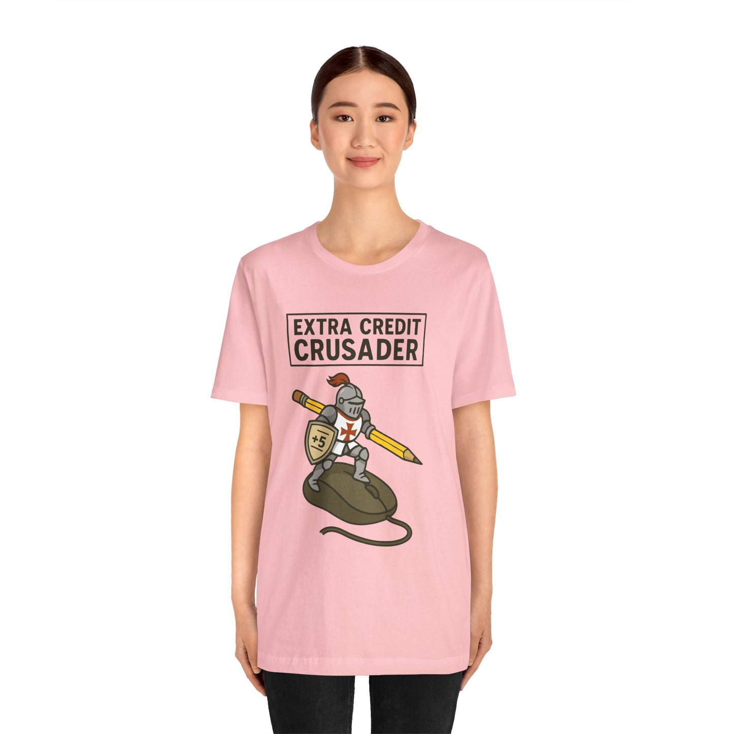 Extra Credit Crusader T-Shirt – Funny Back-to-School Teacher Tee