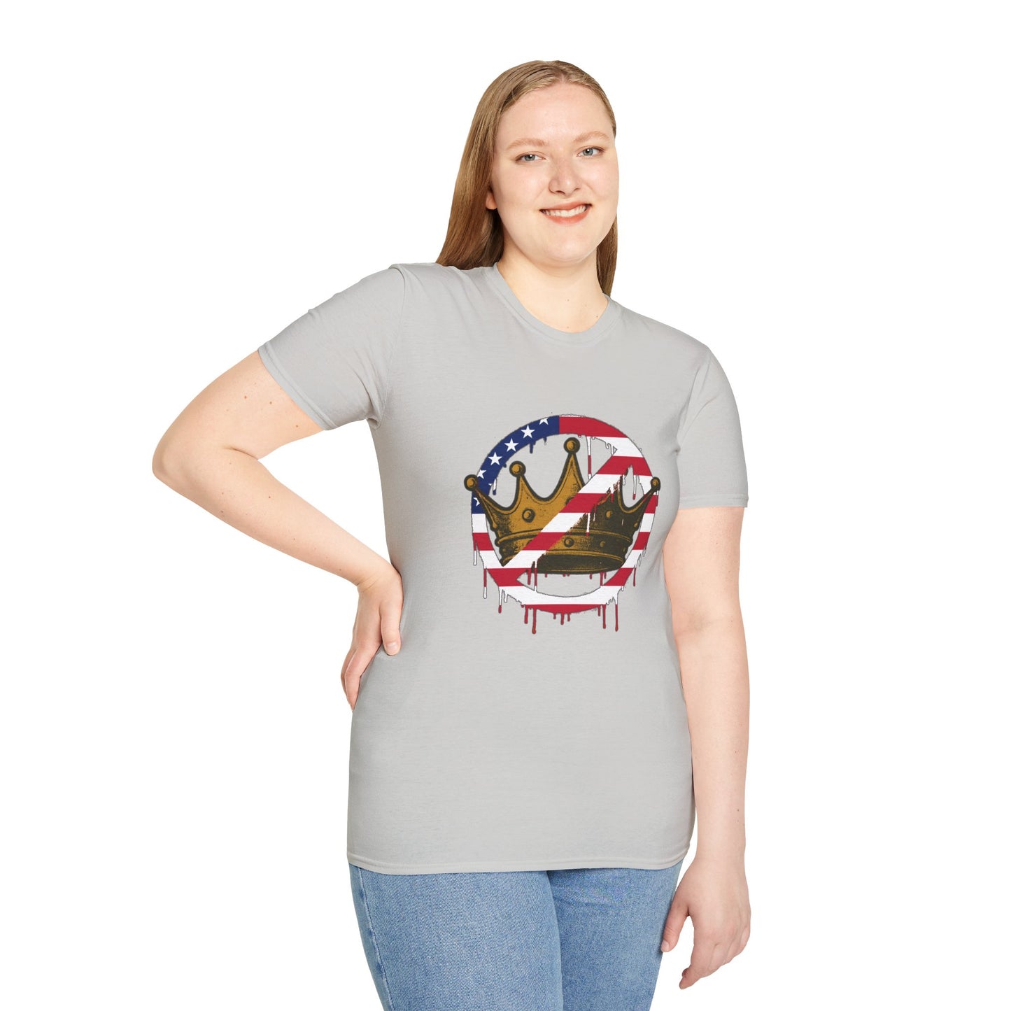 No Kings Protest T-Shirt – Anti-Authoritarian Democracy Graphic Tee