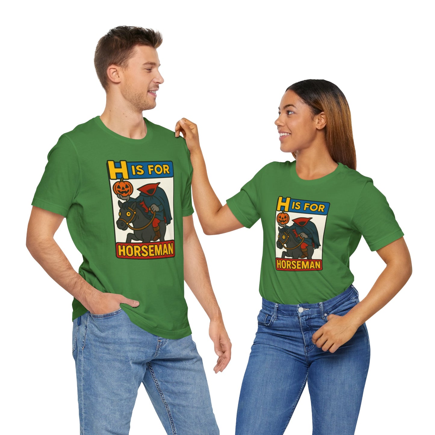 H Is for Horseman Shirt – Headless Horseman Halloween Tee