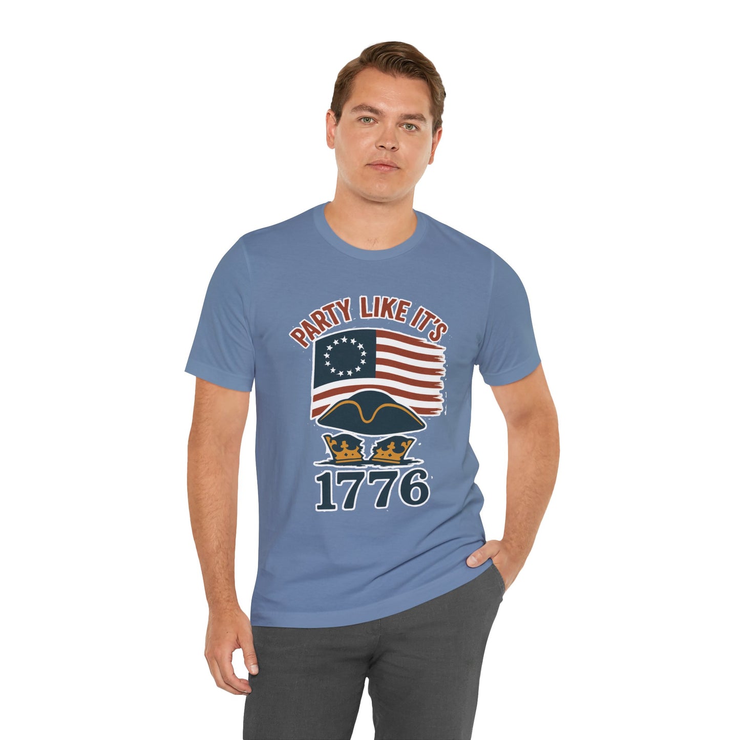 Party Like It’s 1776 T-Shirt – Revolutionary Spirit USA Tee - WhimSpin - https://whimspin.com