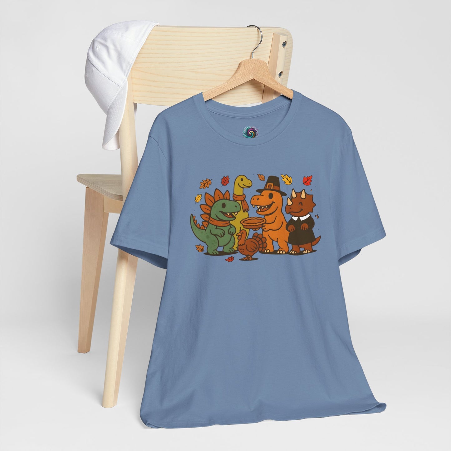 Thanksgiving Dinosaur T-Shirt – Funny Dino Thanksgiving Tee