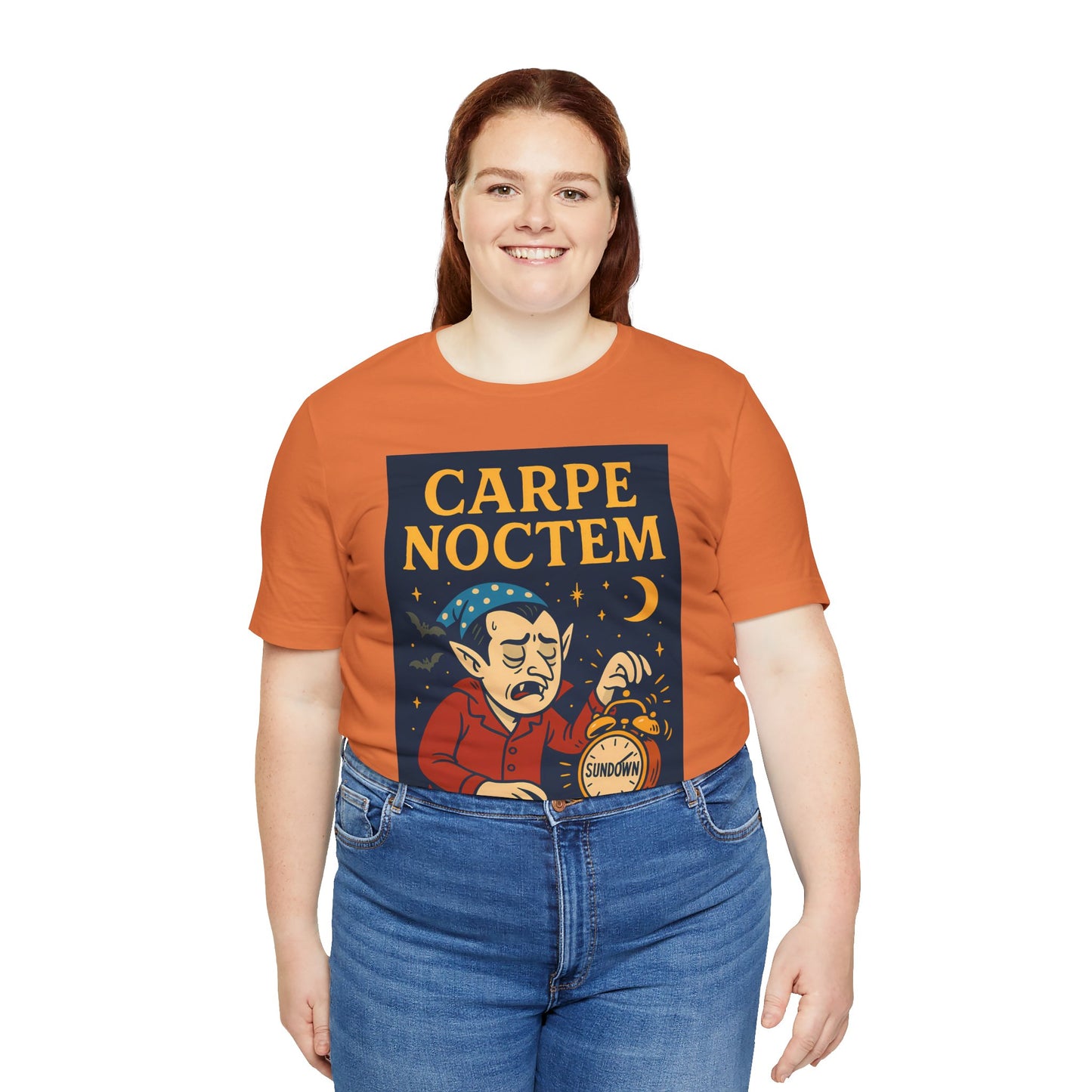 Carpe Noctem Vampire T-Shirt – Funny Halloween Tee for Night Owls
