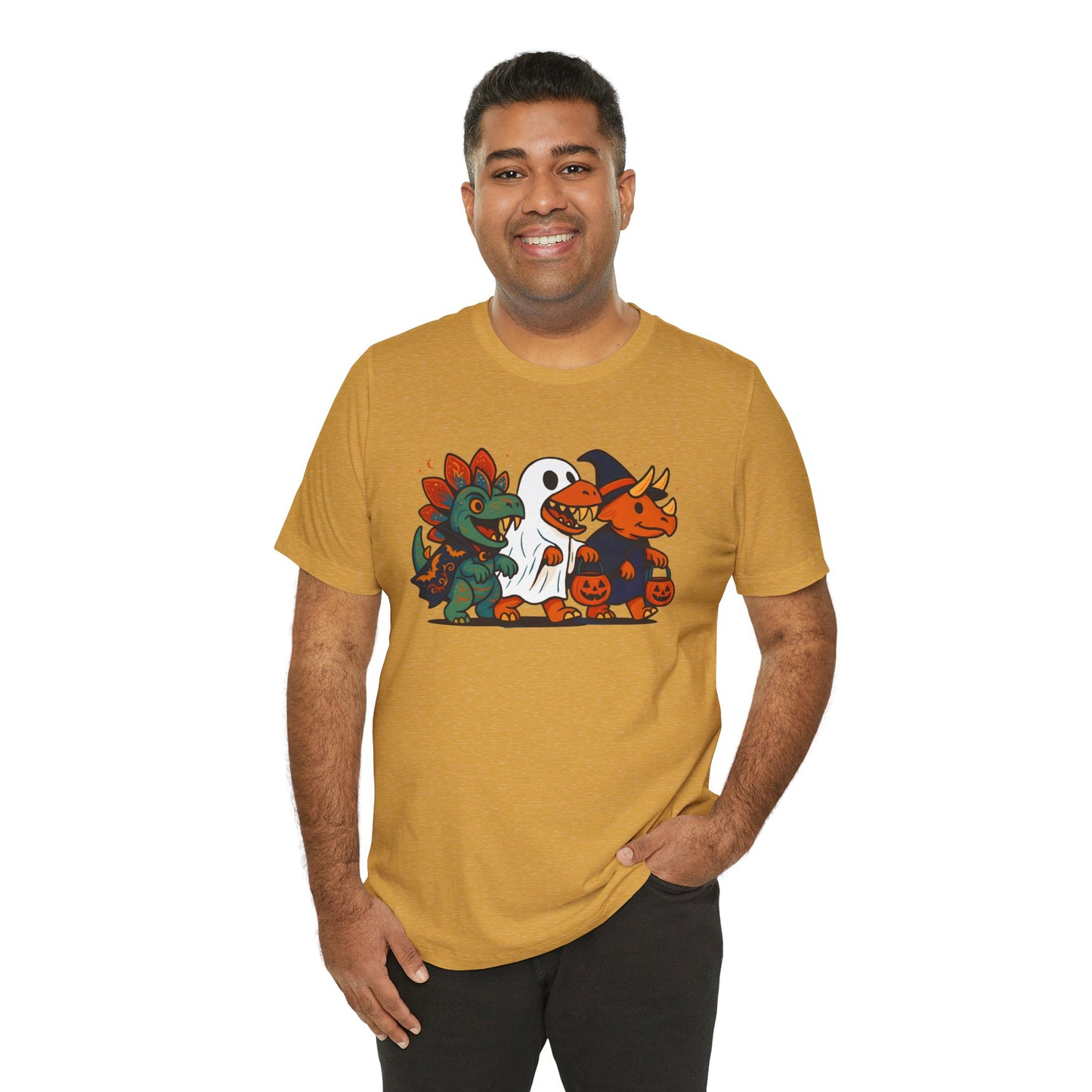 Halloween Dino Squad T-Shirt – Funny Trick-or-Treat Dinosaur Tee