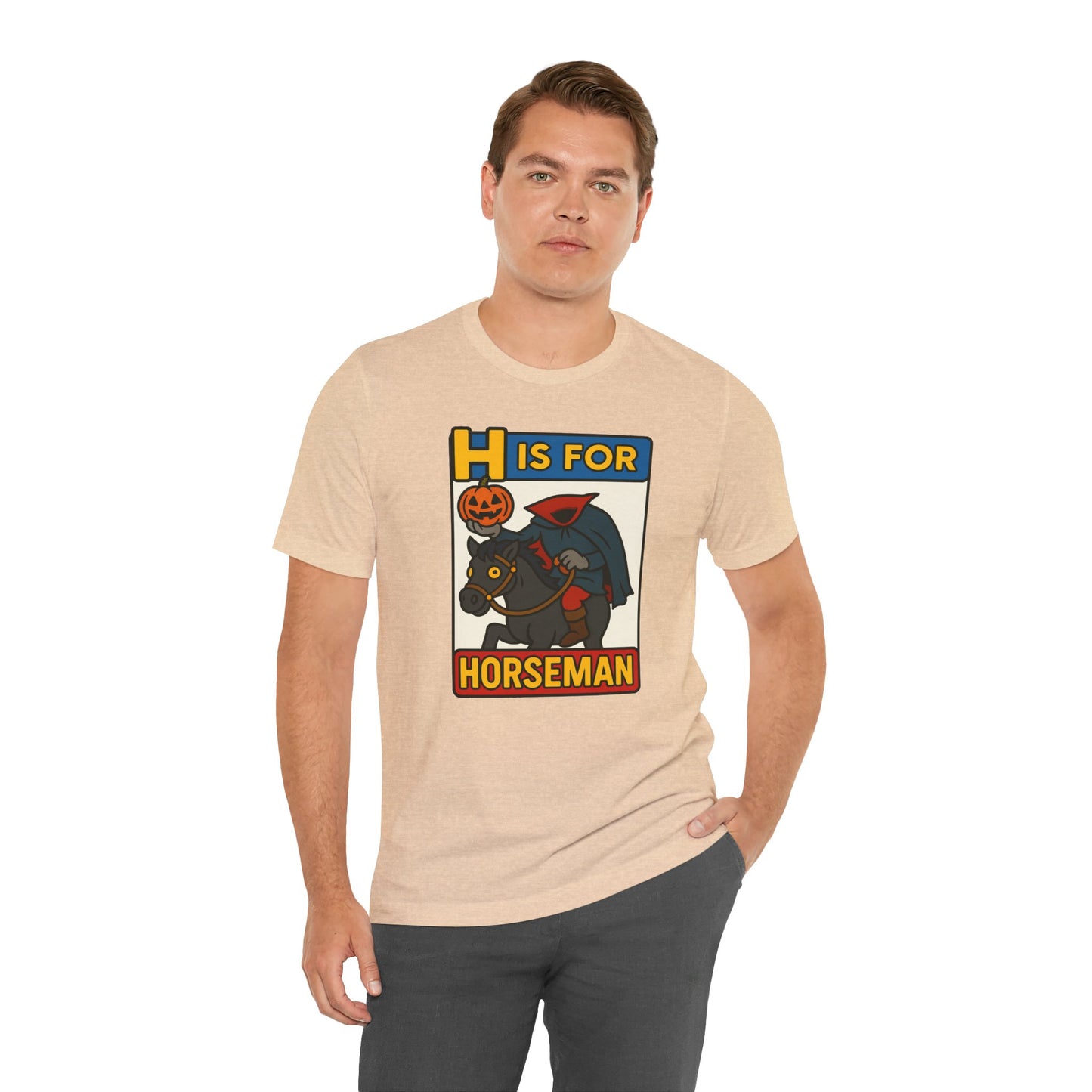 H Is for Horseman Shirt – Headless Horseman Halloween Tee