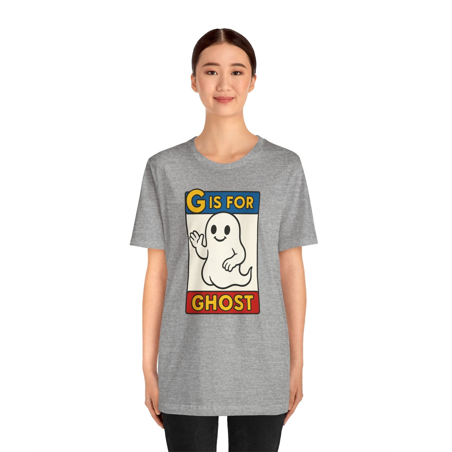 G Is for Ghost Shirt – Funny Monster Alphabet Halloween Tee