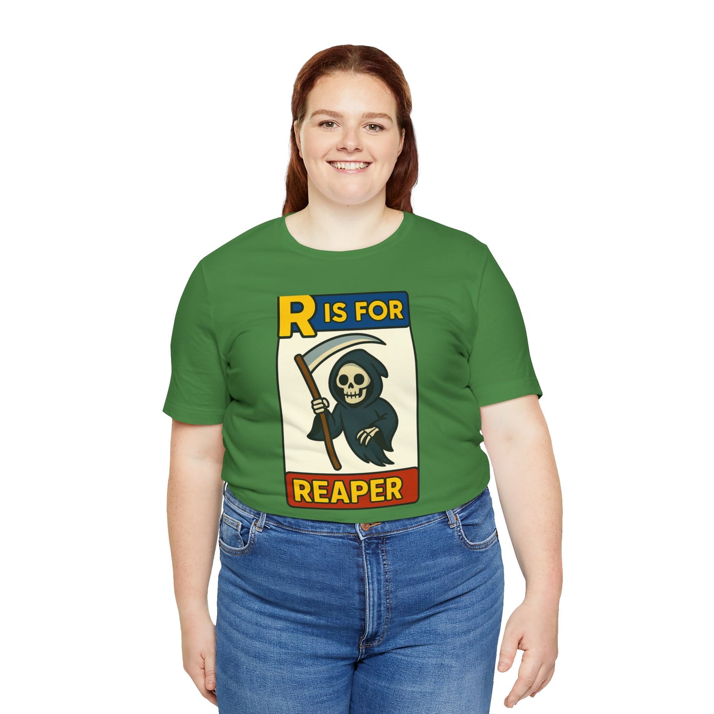 R Is for Reaper T-Shirt – Cute Grim Reaper Shirt from the Monster Alphabet Series