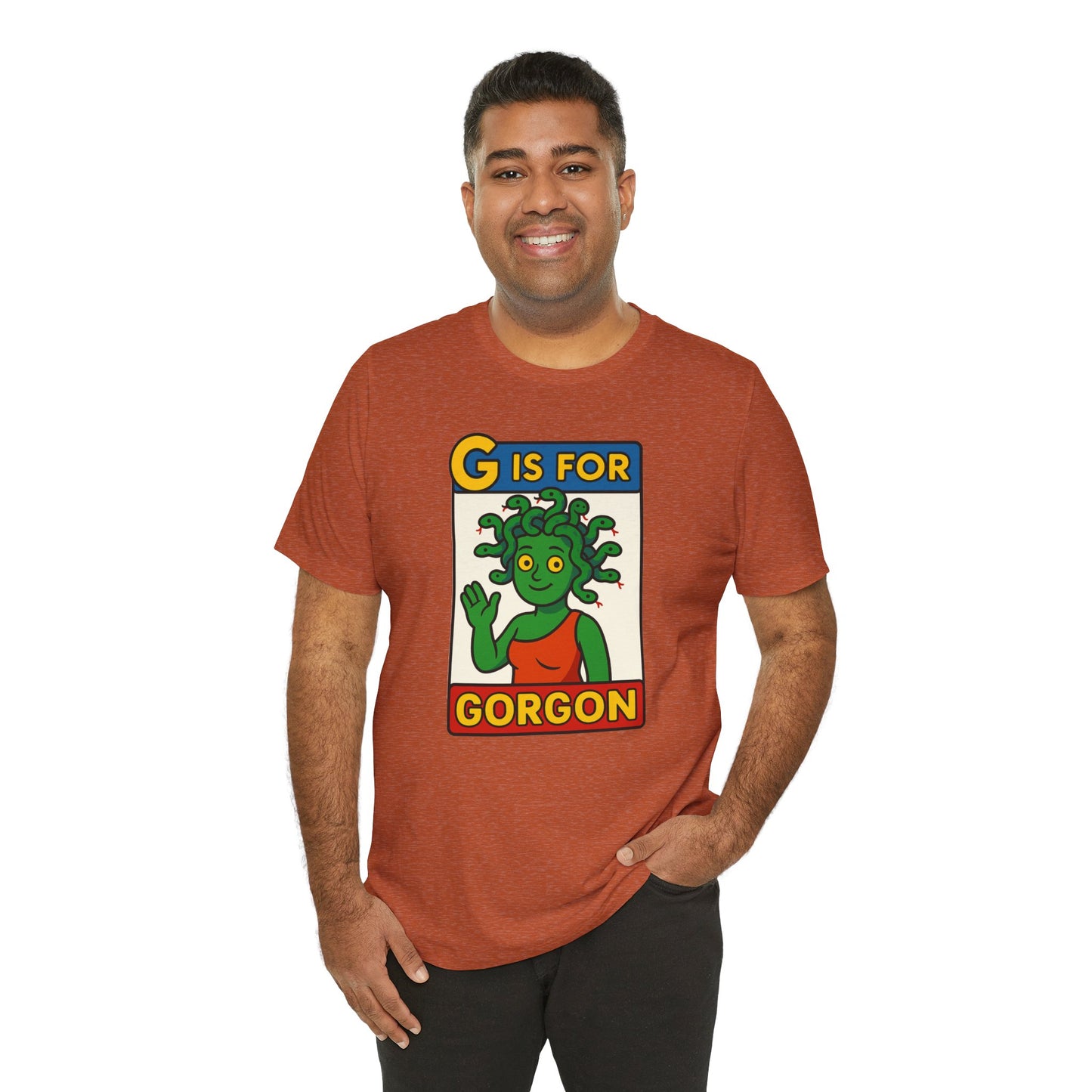 G Is for Gorgon T-Shirt – Funny Gorgon Legend Alphabet Tee