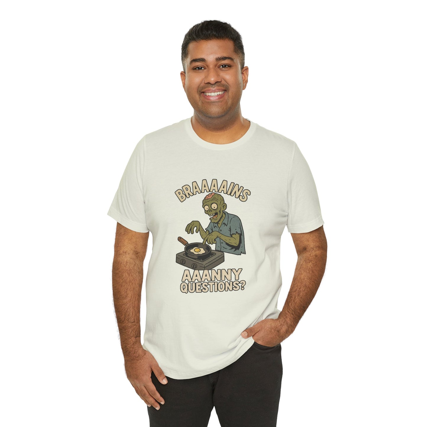 Zombie Brains on Drugs T-Shirt – Funny Halloween Cooking Tee