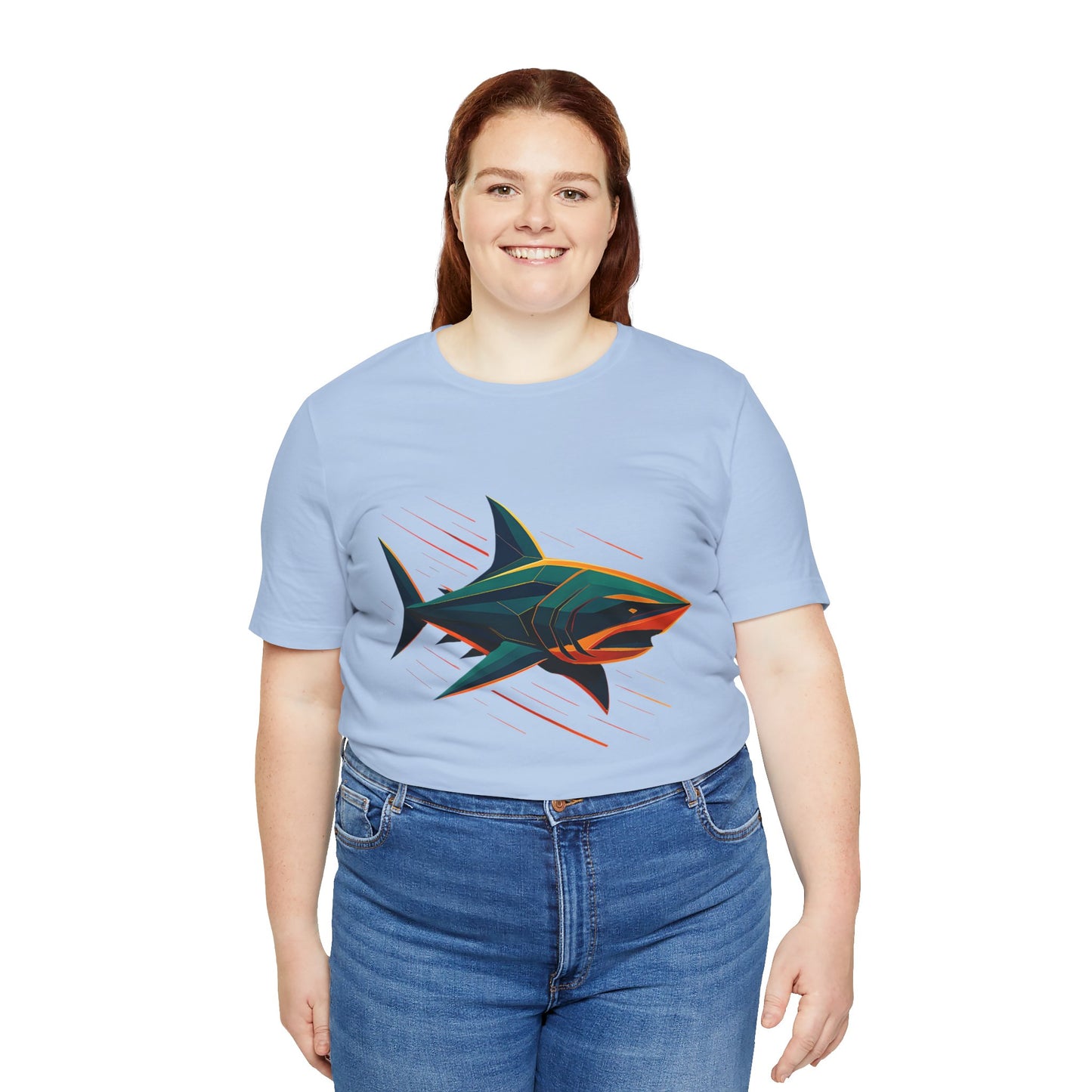 Electric Apex Shark T-Shirt – Bold Ocean Graphic Tee - WhimSpin - https://whimspin.com