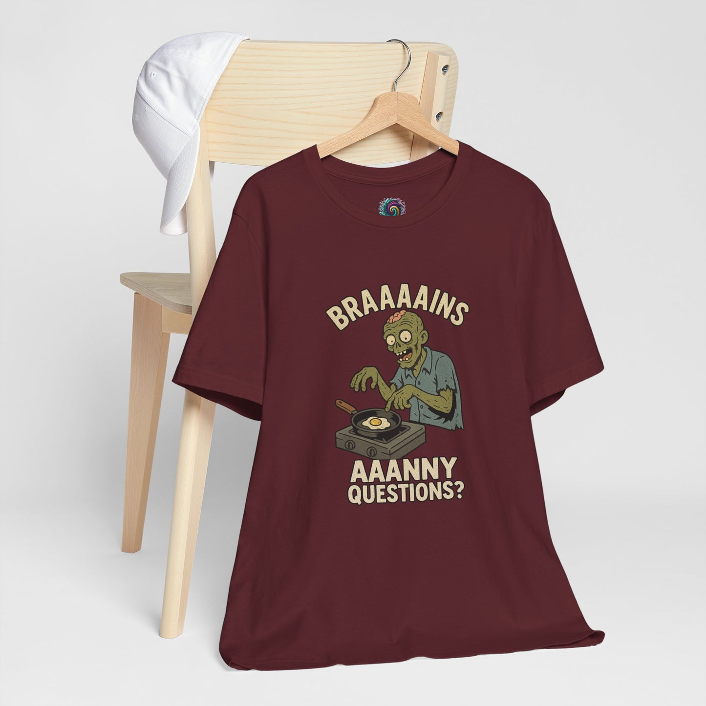 Zombie Brains on Drugs T-Shirt – Funny Halloween Cooking Tee