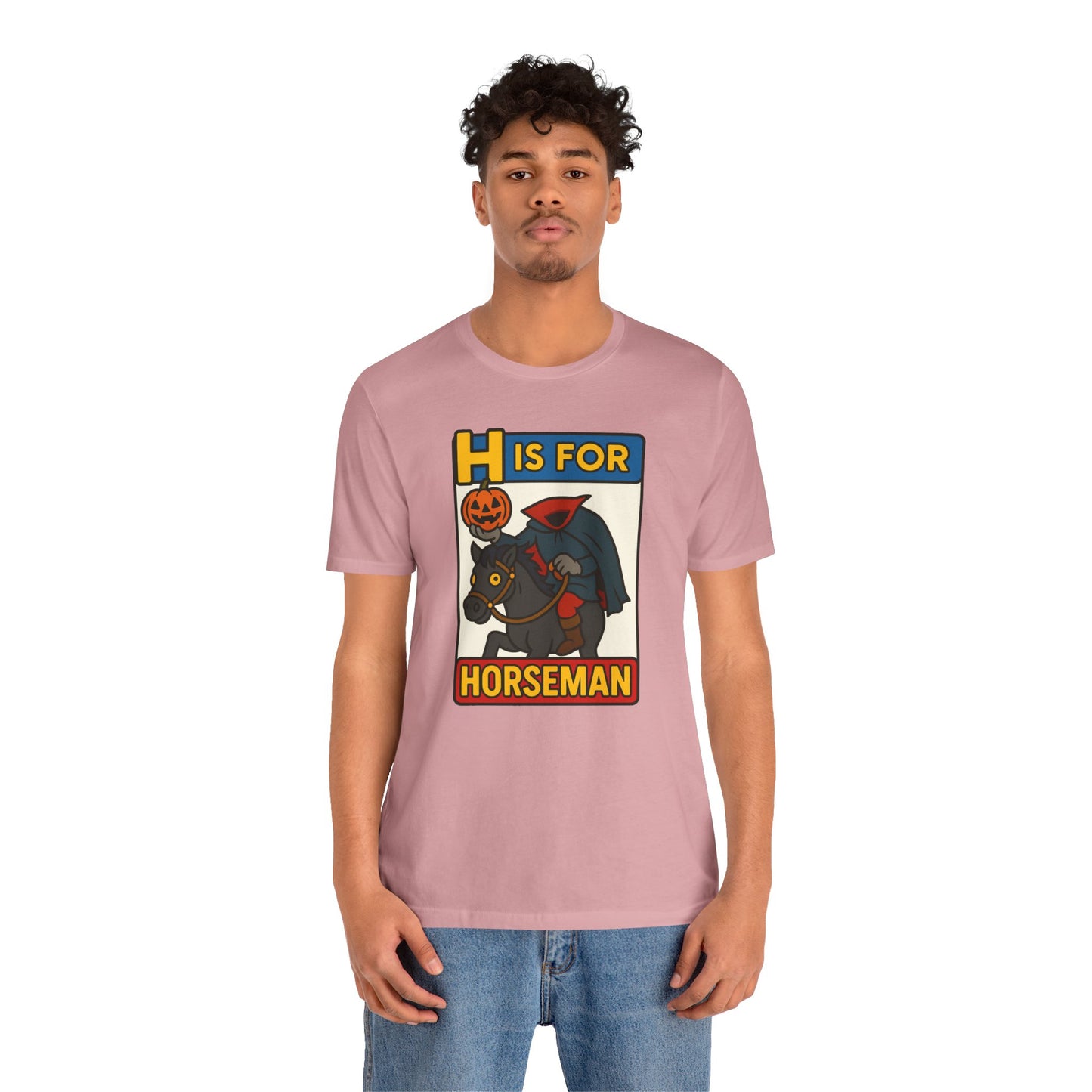 H Is for Horseman Shirt – Headless Horseman Halloween Tee