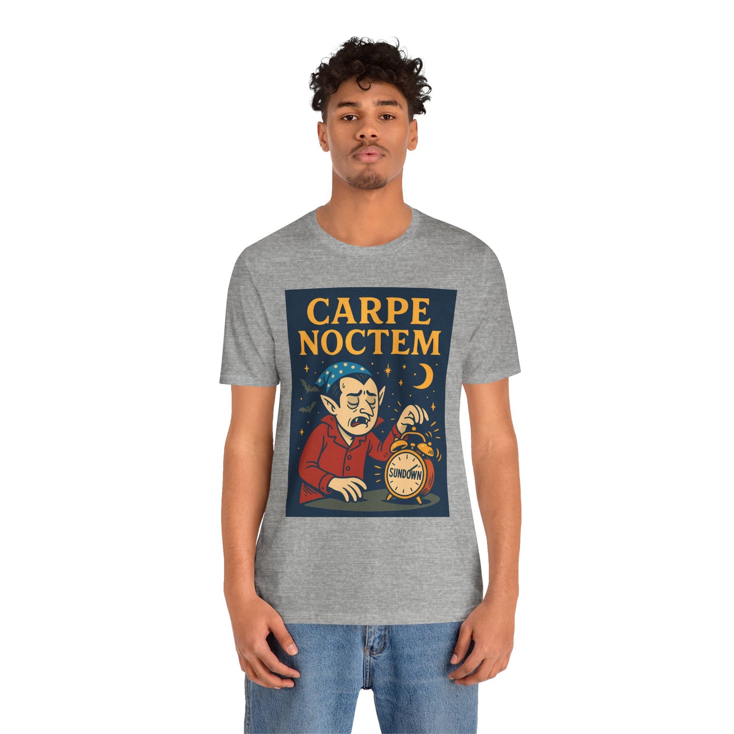 Carpe Noctem Vampire T-Shirt – Funny Halloween Tee for Night Owls