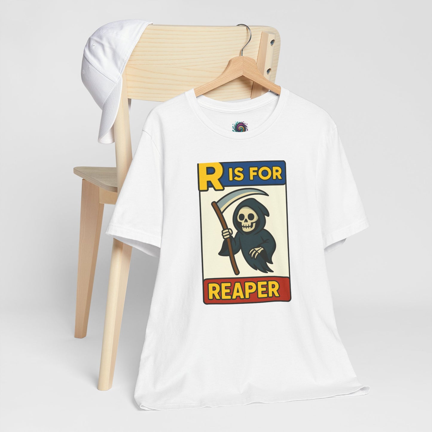 R Is for Reaper T-Shirt – Cute Grim Reaper Shirt from the Monster Alphabet Series