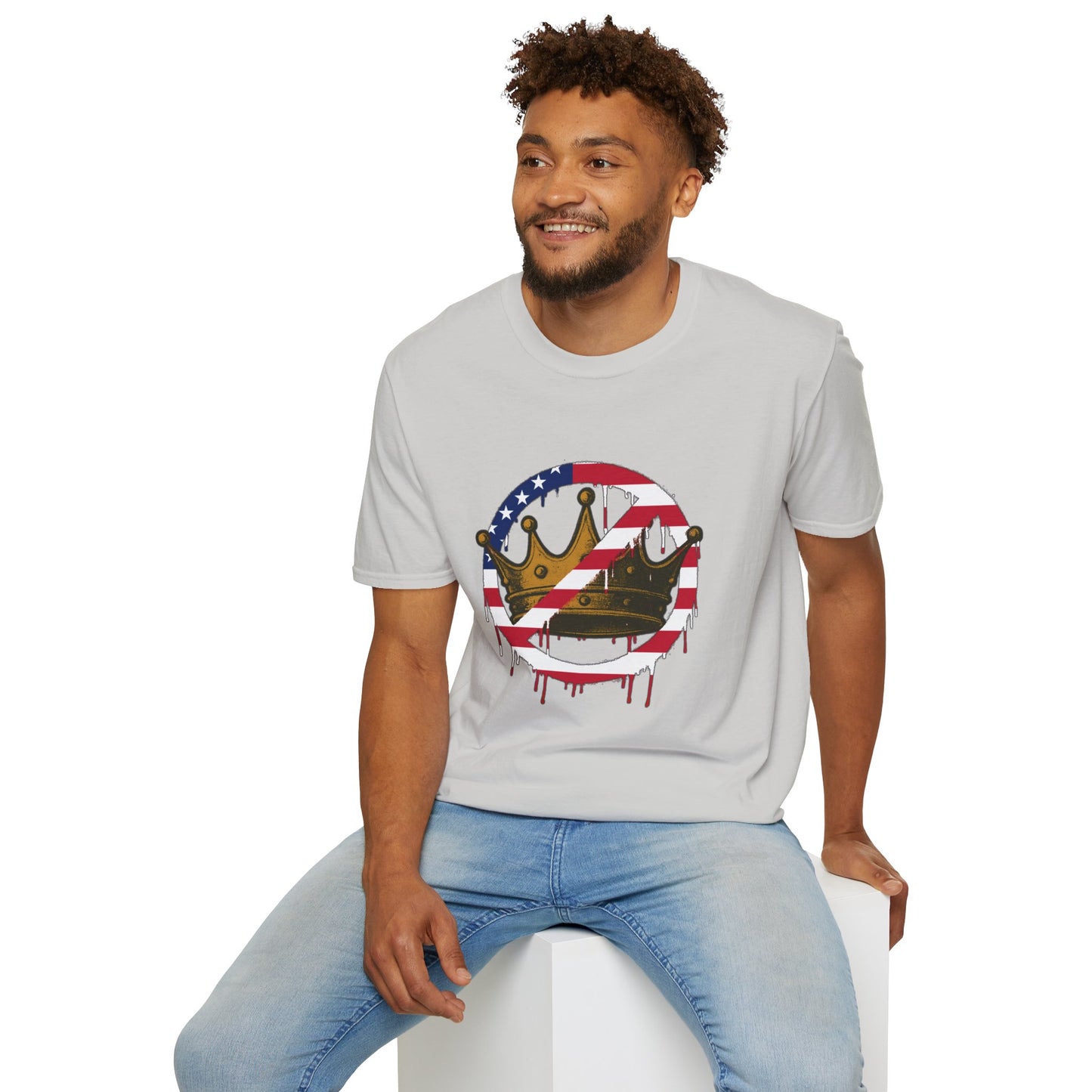 No Kings Protest T-Shirt – Anti-Authoritarian Democracy Graphic Tee