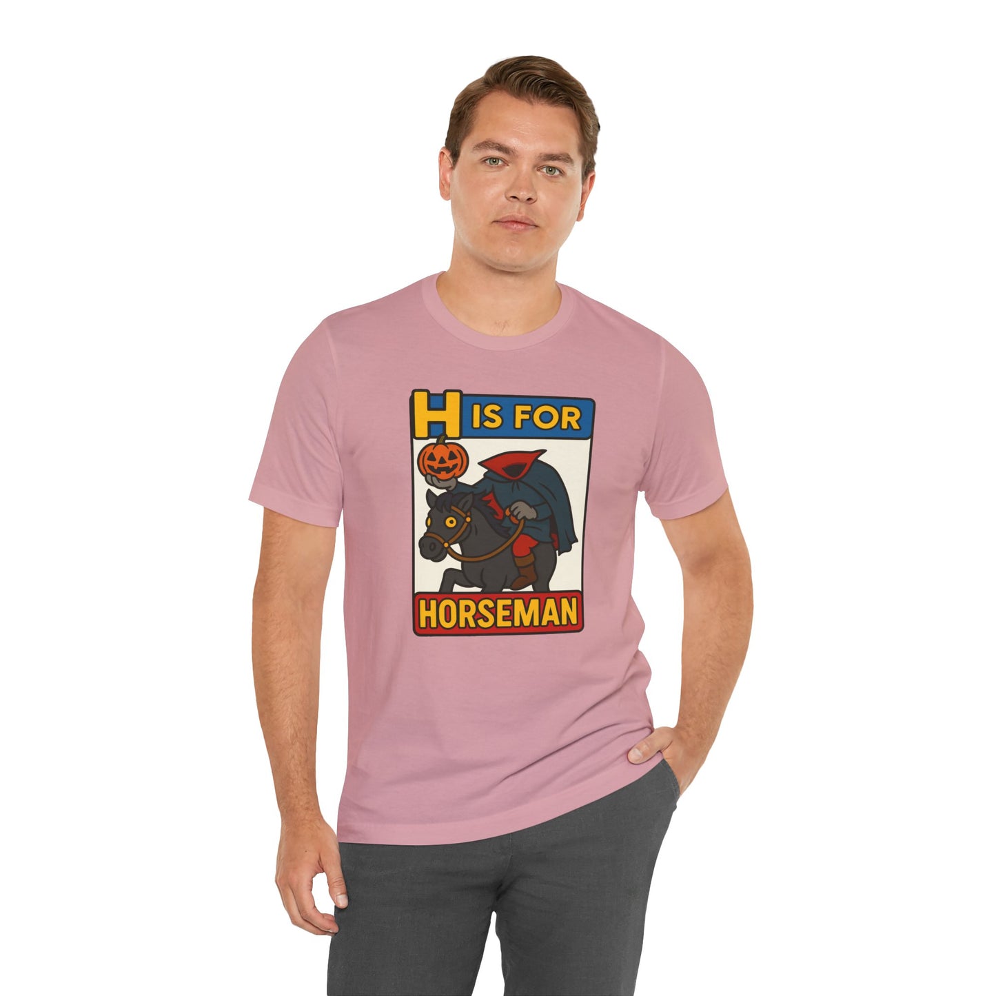 H Is for Horseman Shirt – Headless Horseman Halloween Tee