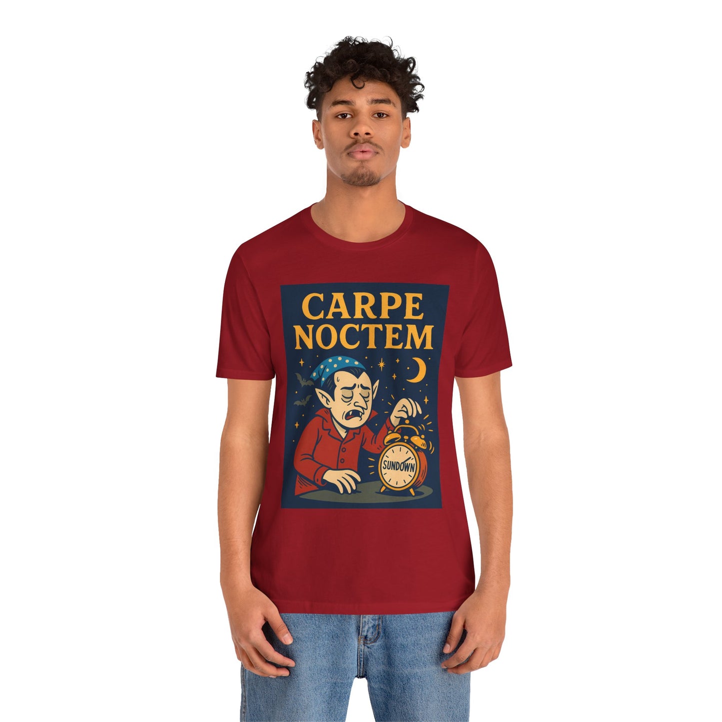 Carpe Noctem Vampire T-Shirt – Funny Halloween Tee for Night Owls