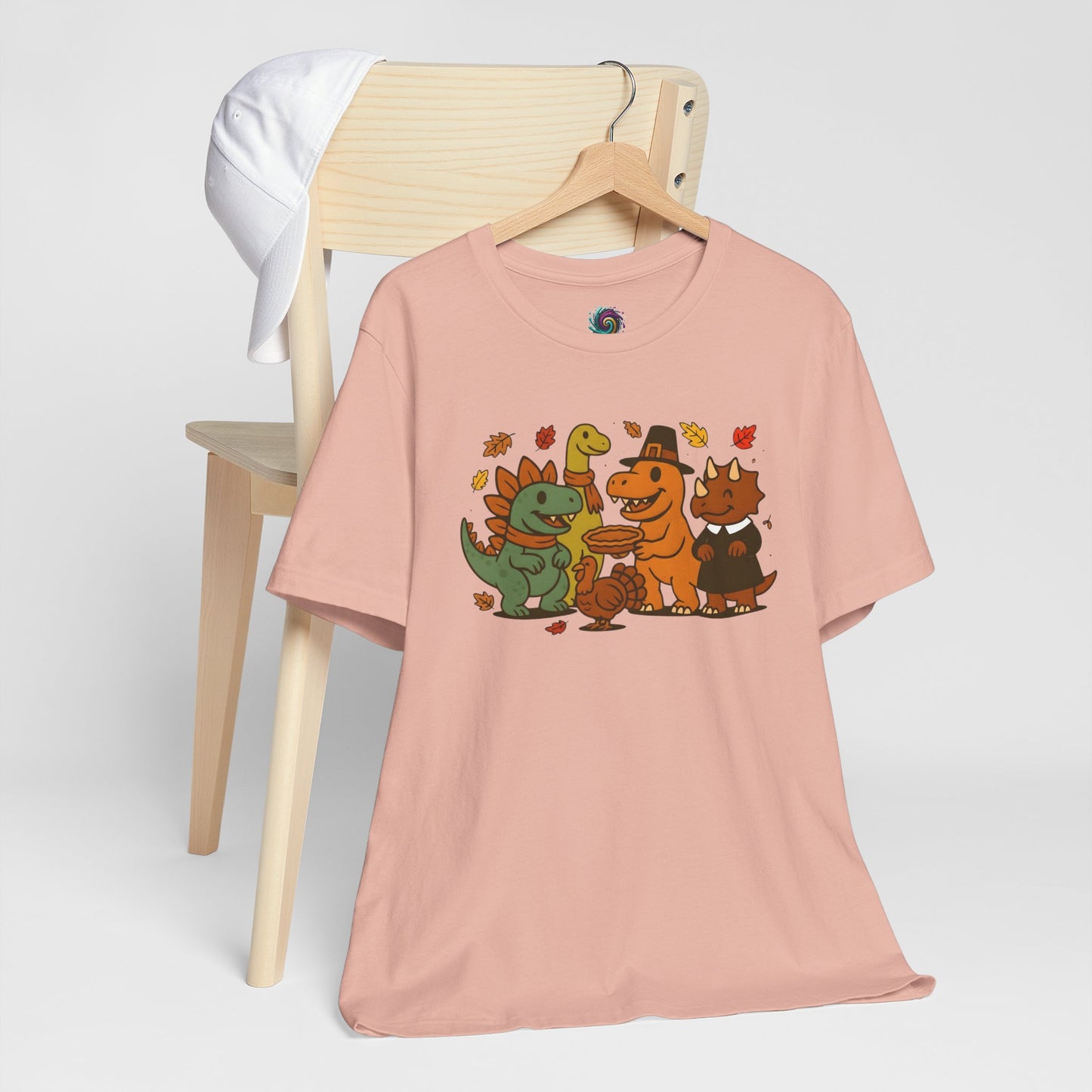 Thanksgiving Dinosaur T-Shirt – Funny Dino Thanksgiving Tee
