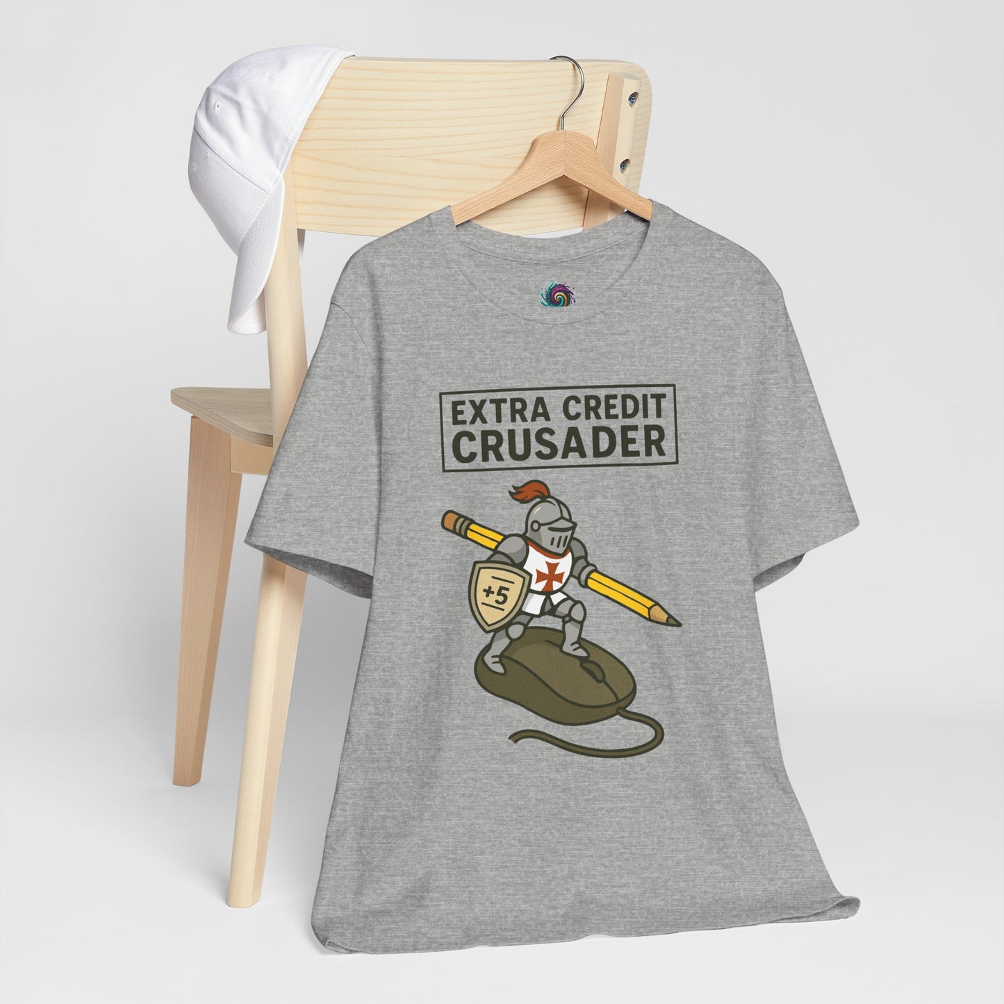 Extra Credit Crusader T-Shirt – Funny Back-to-School Teacher Tee