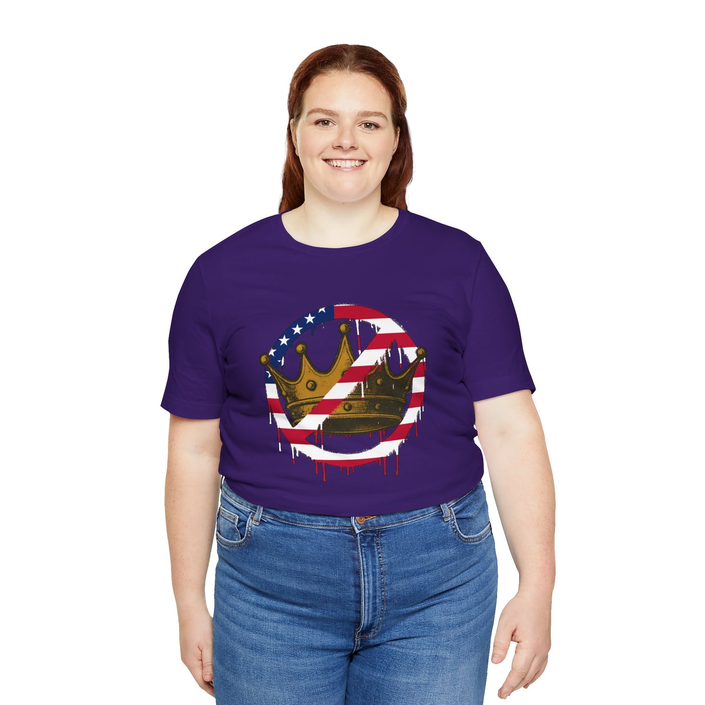 No Kings Protest T-Shirt – Anti-Authoritarian Democracy Graphic Tee