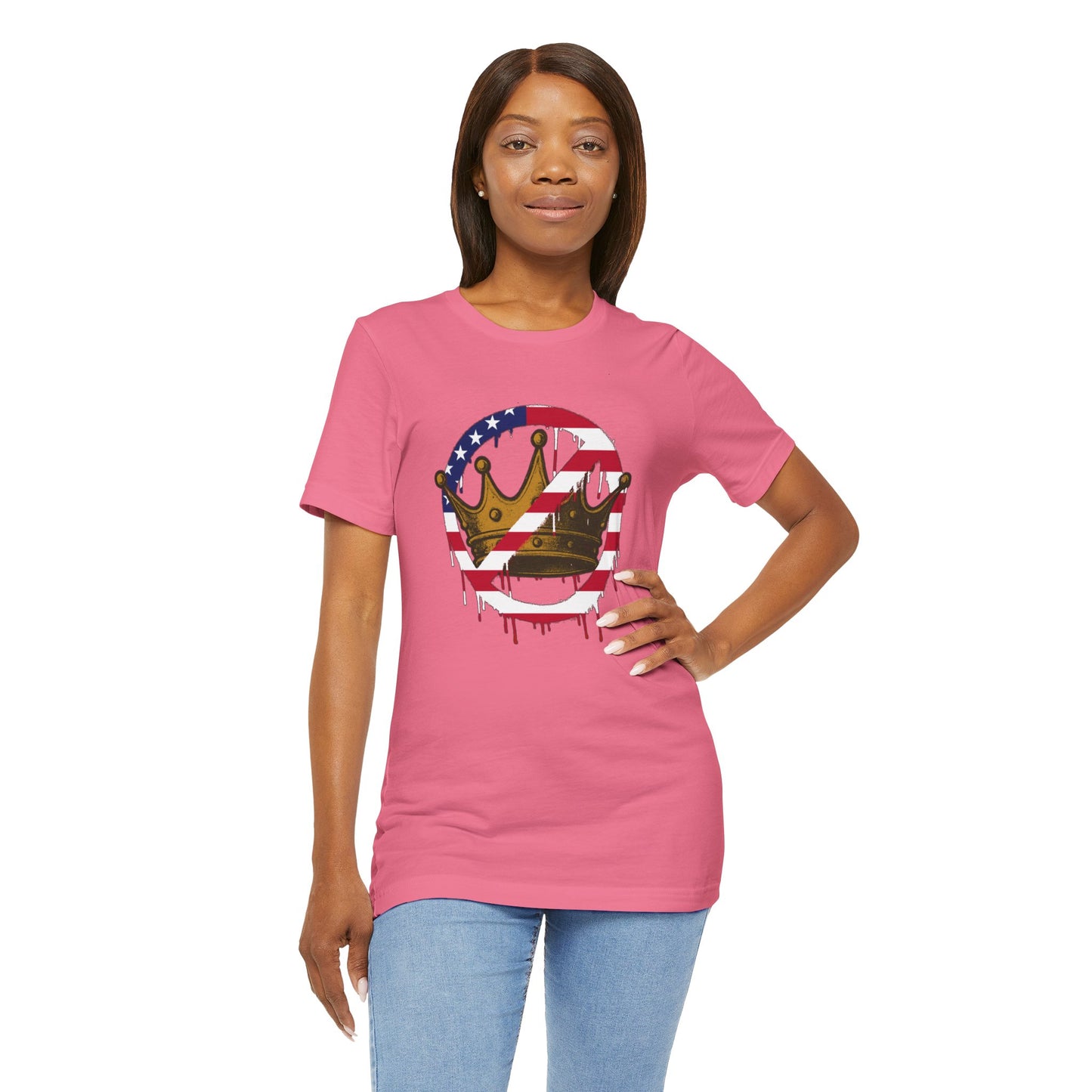 No Kings Protest T-Shirt – Anti-Authoritarian Democracy Graphic Tee