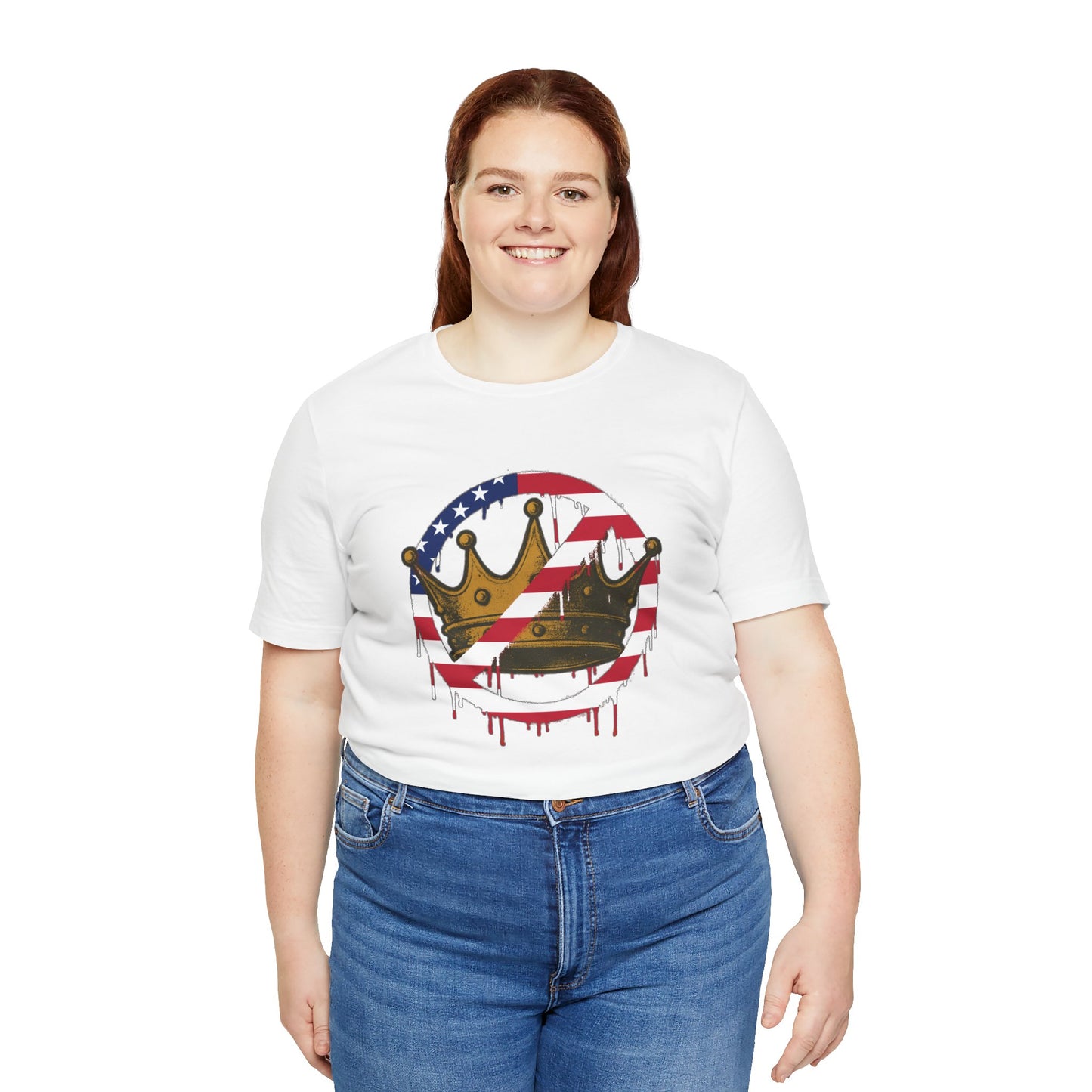 No Kings Protest T-Shirt – Anti-Authoritarian Democracy Graphic Tee