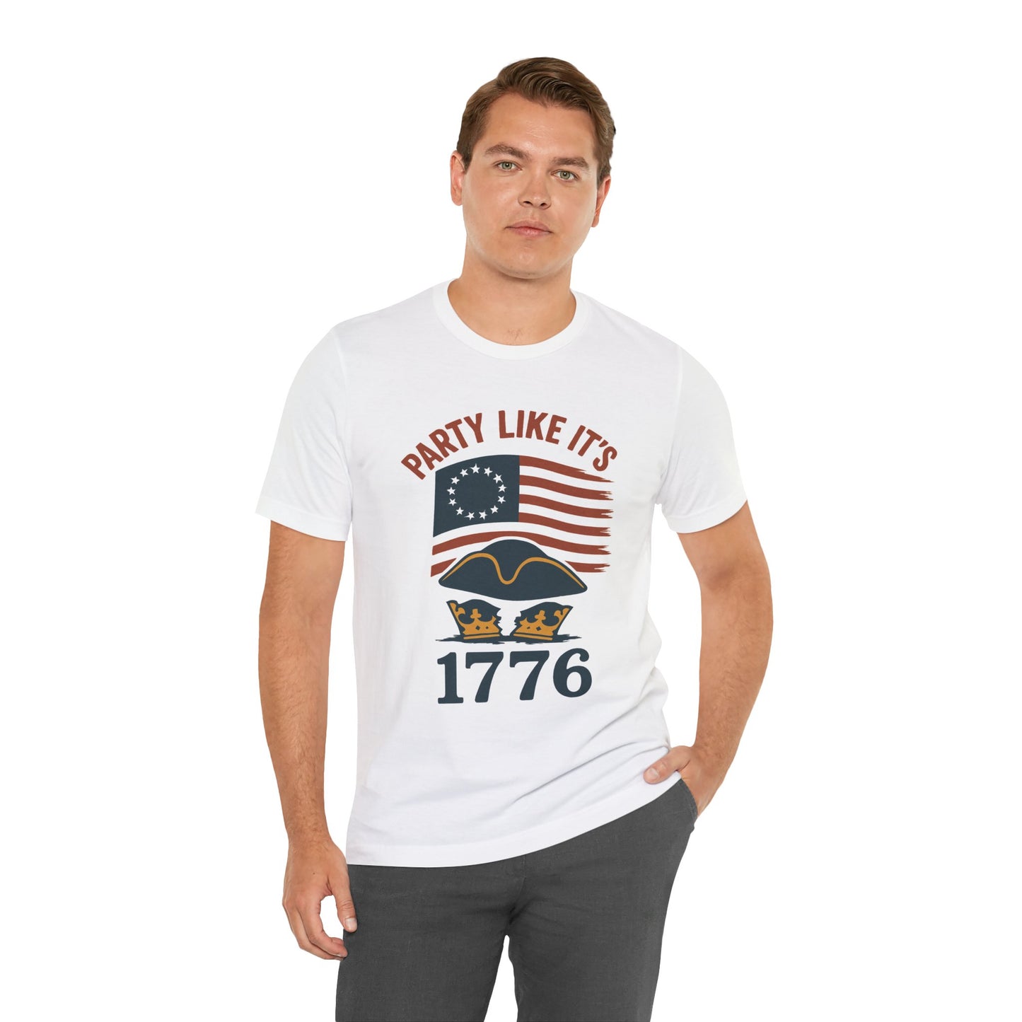 Party Like It’s 1776 T-Shirt – Revolutionary Spirit USA Tee - WhimSpin - https://whimspin.com