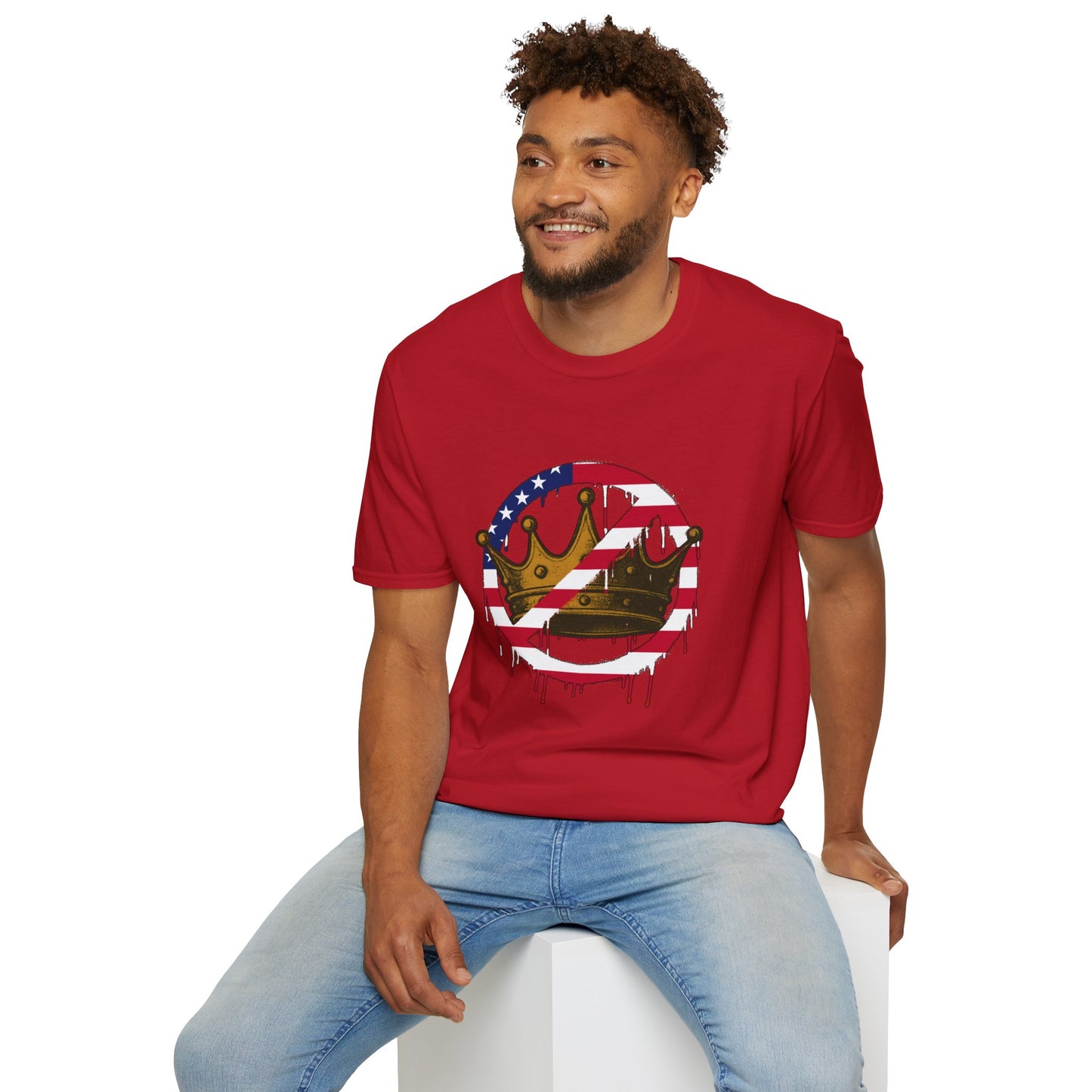 No Kings Protest T-Shirt – Anti-Authoritarian Democracy Graphic Tee