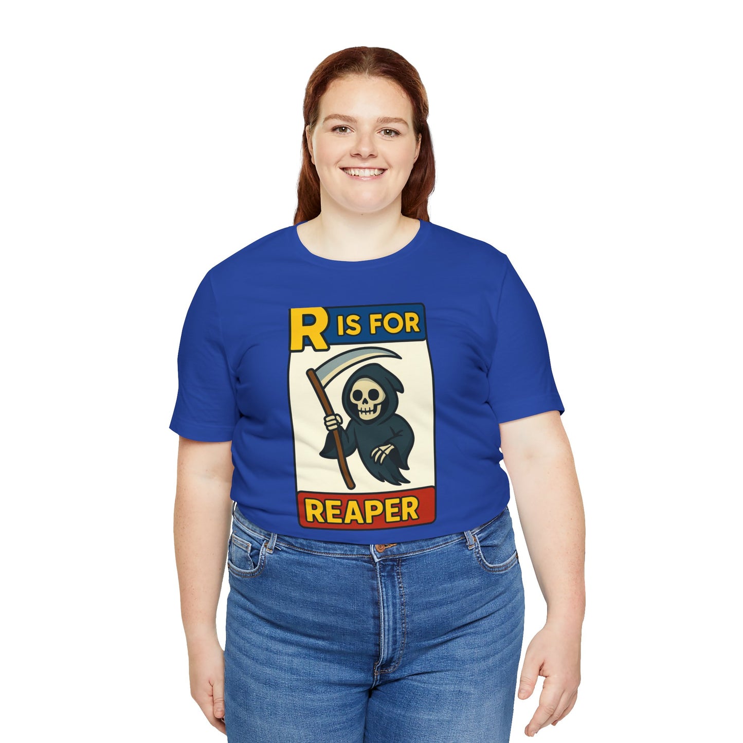 R Is for Reaper T-Shirt – Cute Grim Reaper Shirt from the Monster Alphabet Series