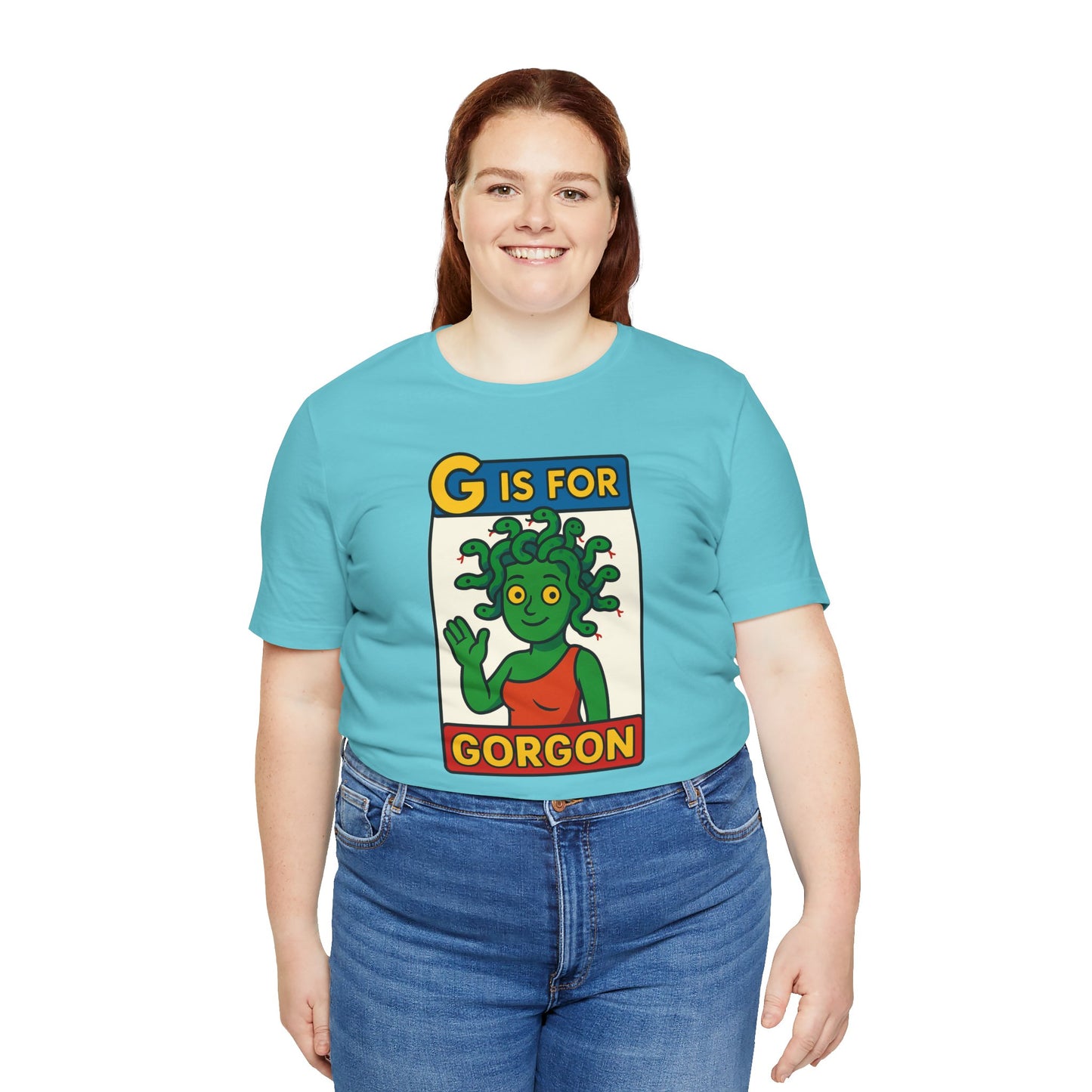 G Is for Gorgon T-Shirt – Funny Gorgon Legend Alphabet Tee