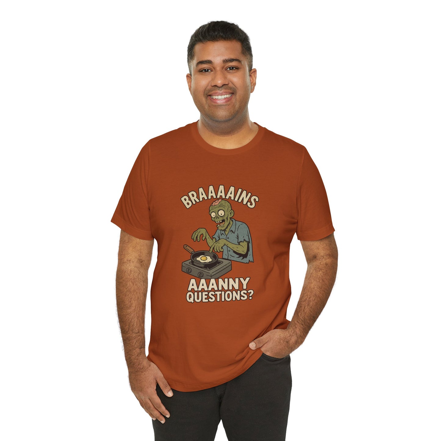 Zombie Brains on Drugs T-Shirt – Funny Halloween Cooking Tee