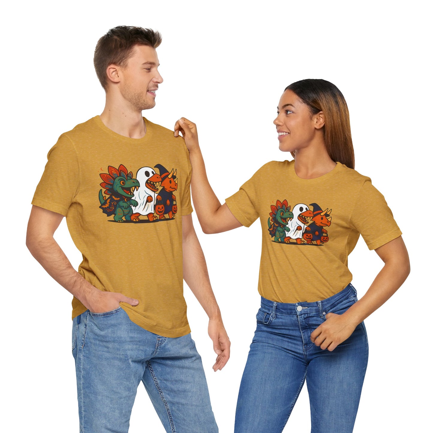 Halloween Dino Squad T-Shirt – Funny Trick-or-Treat Dinosaur Tee