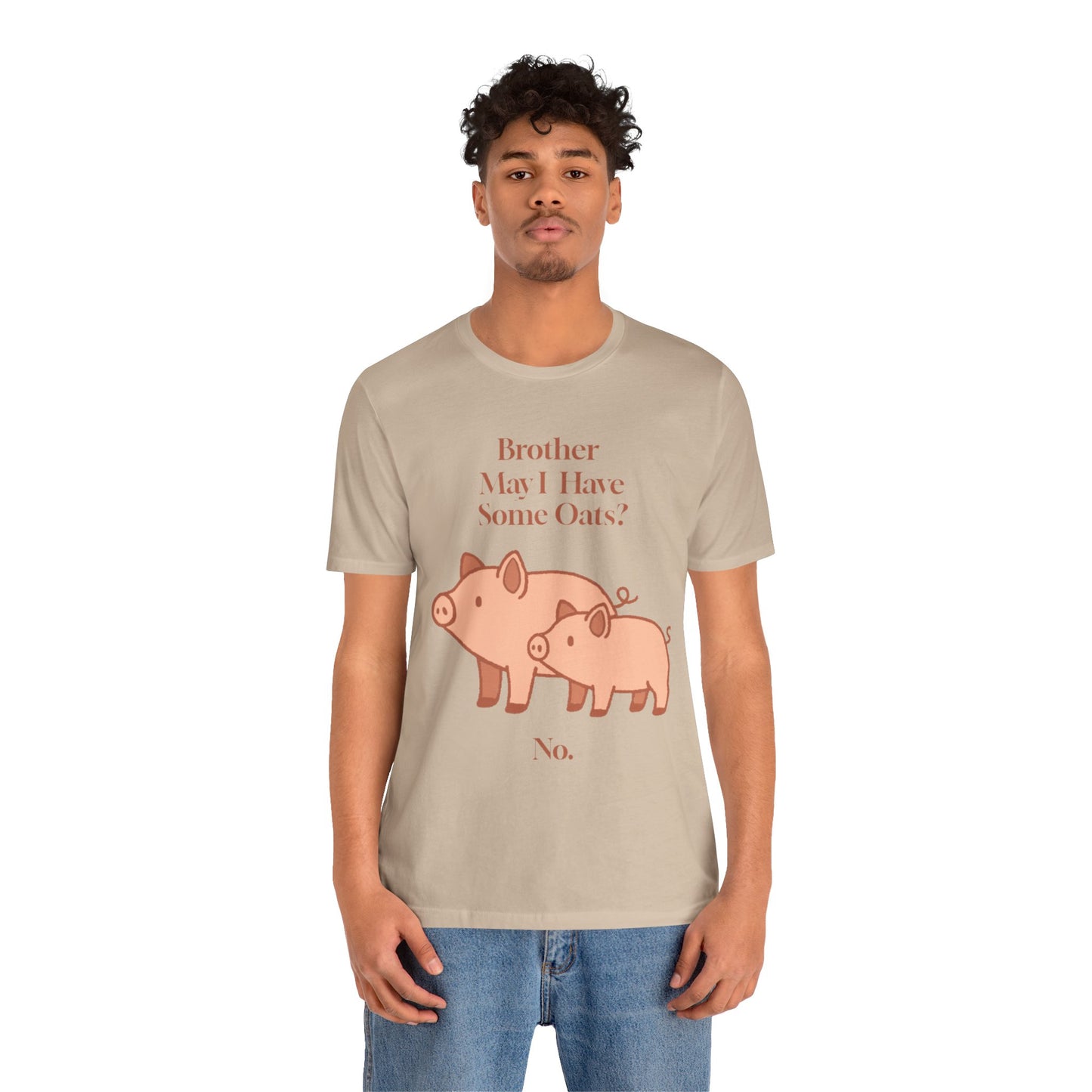 Brother May I Have Some Oats T-Shirt – Funny Viral Pig Meme Tee