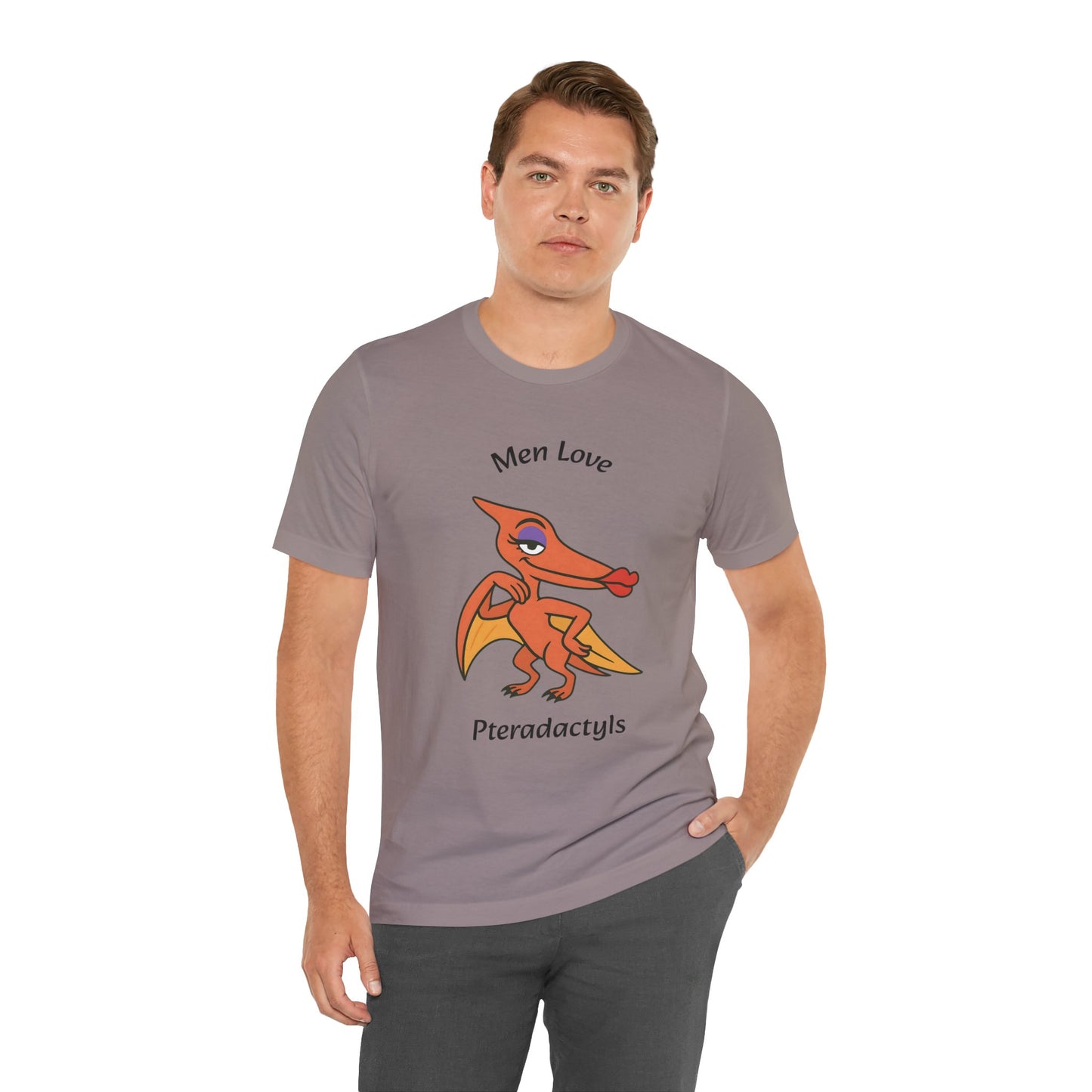 Men Love Pterodactyls Tee – Funny Dinosaur Graphic Shirt - WhimSpin - https://whimspin.com
