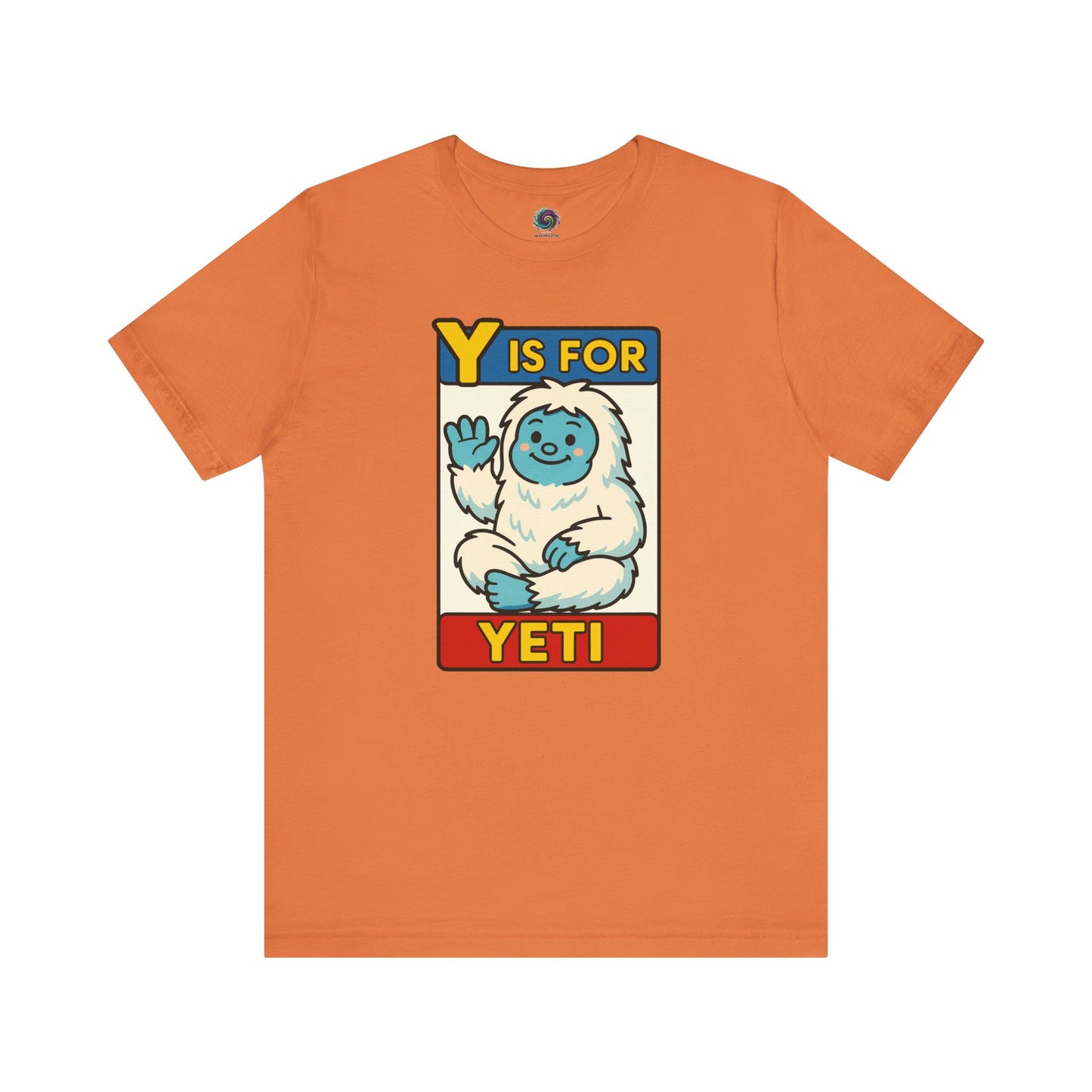 Y Is for Yeti T-Shirt – Cute Winter Monster Tee from the Monster Alphabet Series