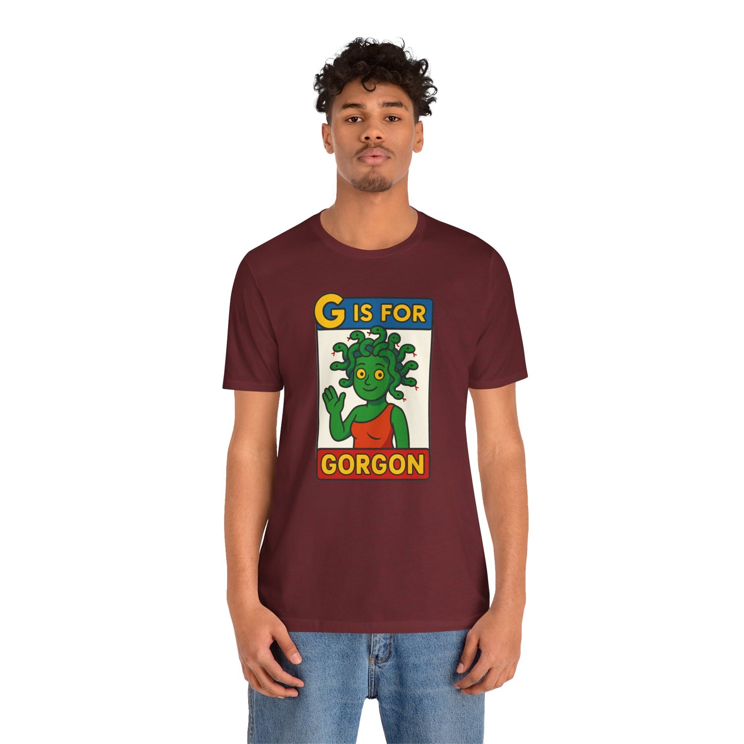 G Is for Gorgon T-Shirt – Funny Gorgon Legend Alphabet Tee