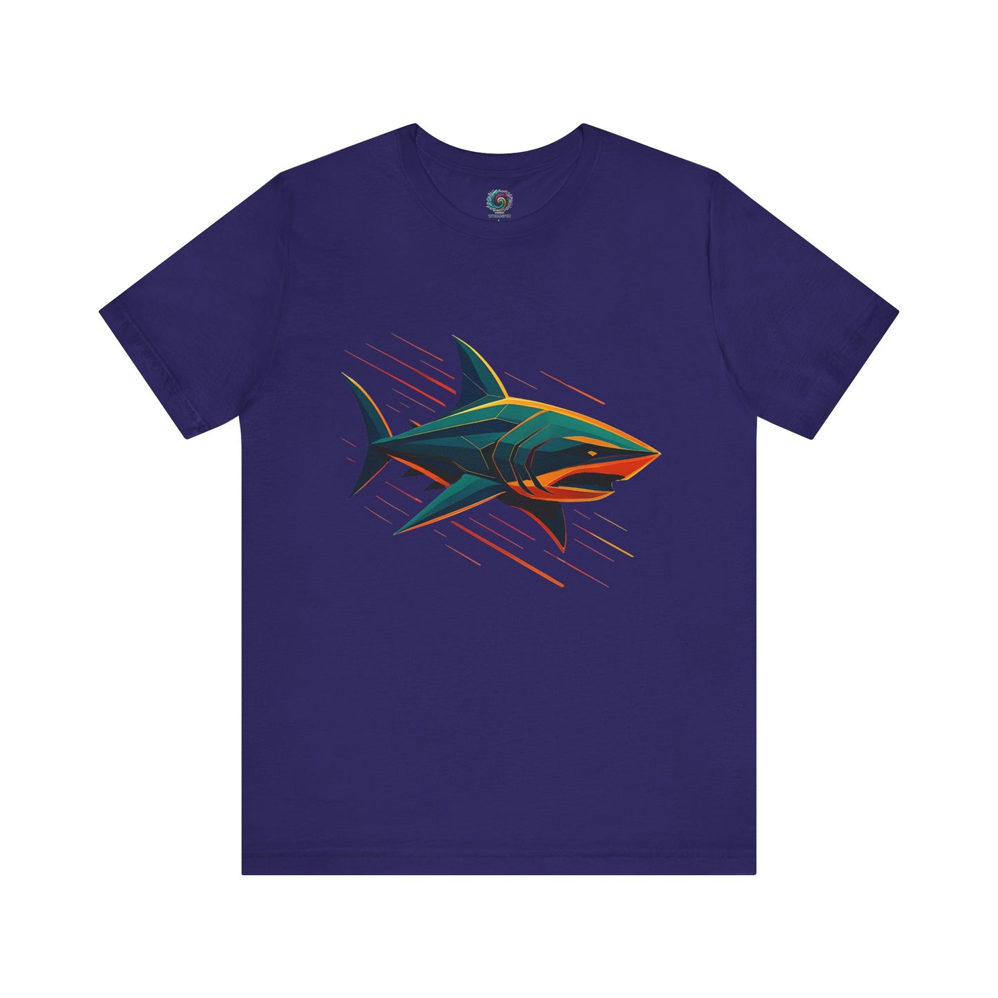 Electric Apex Shark T-Shirt – Bold Ocean Graphic Tee - WhimSpin - https://whimspin.com