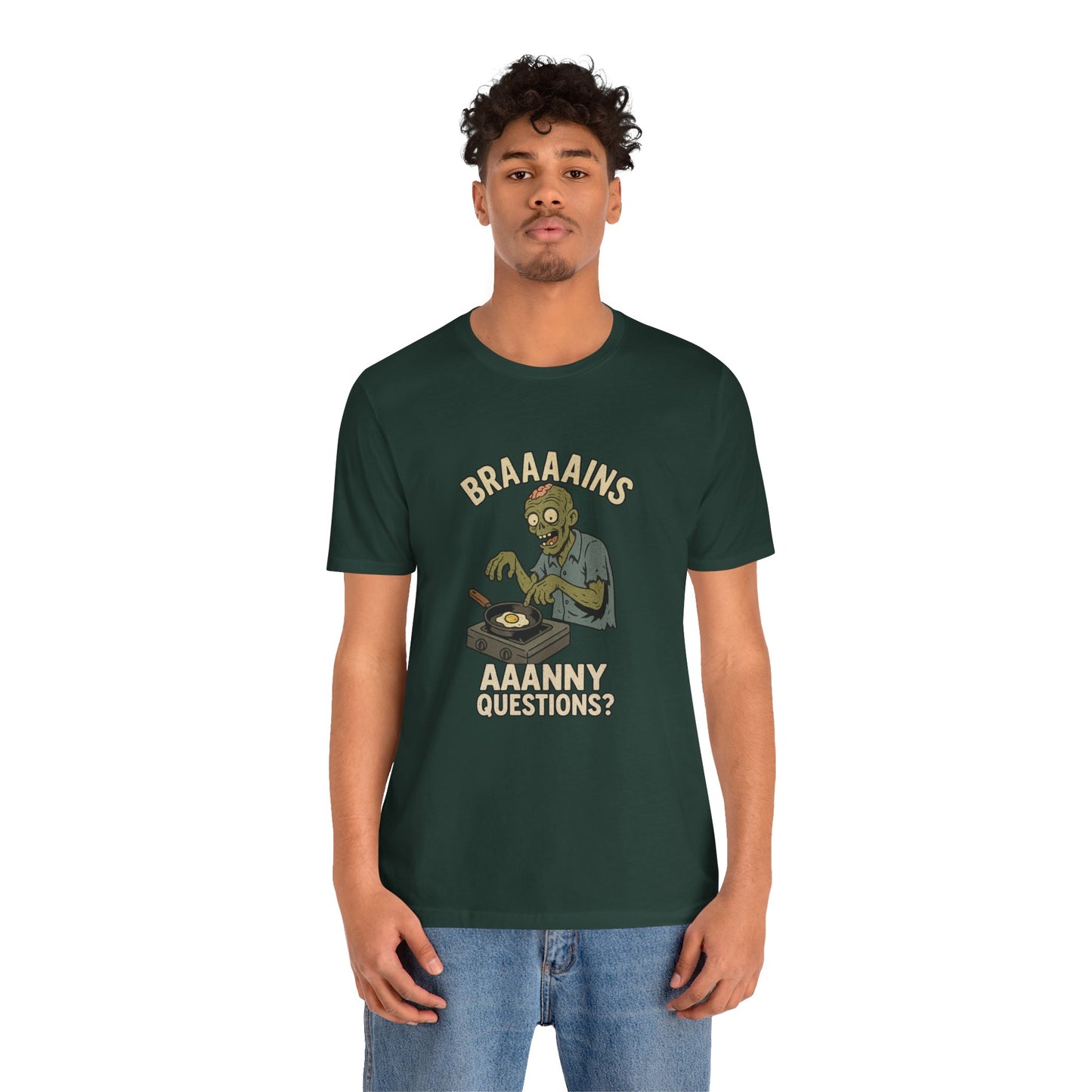 Zombie Brains on Drugs T-Shirt – Funny Halloween Cooking Tee