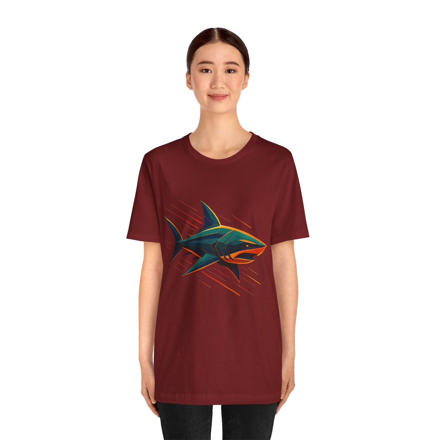 Electric Apex Shark T-Shirt – Bold Ocean Graphic Tee - WhimSpin - https://whimspin.com
